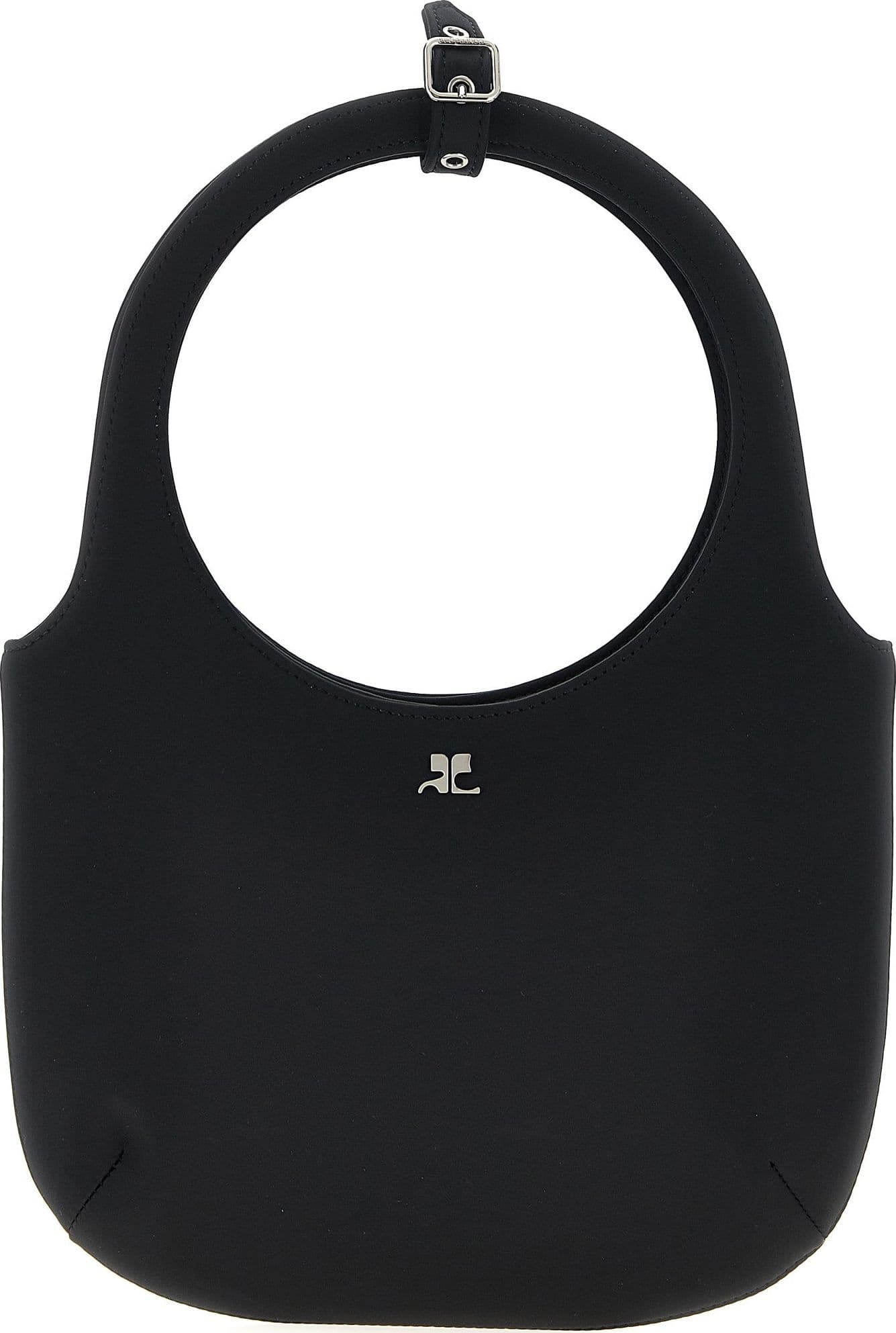 Black Polyester Handbag