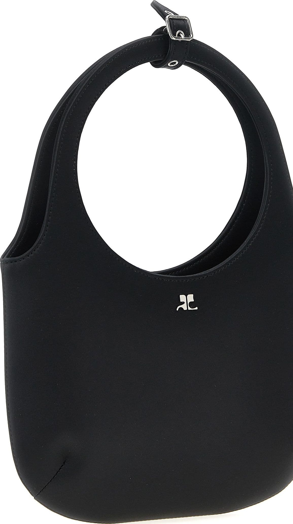 Black Polyester Handbag - 3