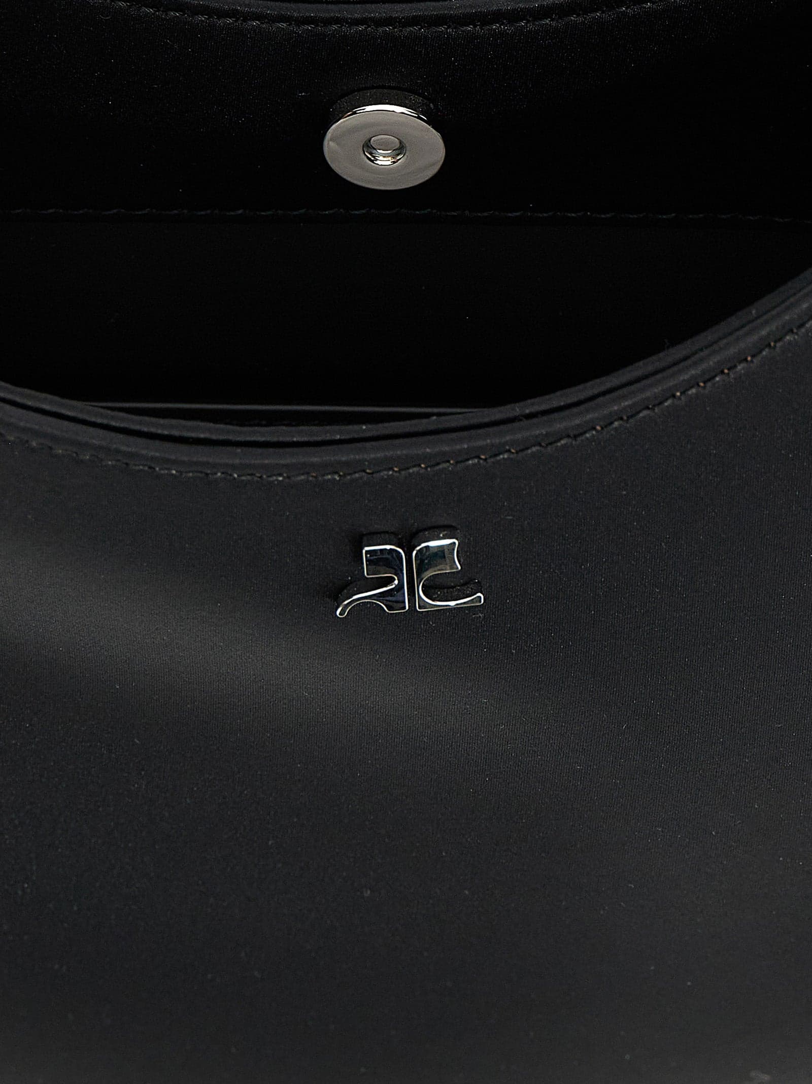 Black Polyester Handbag - 4