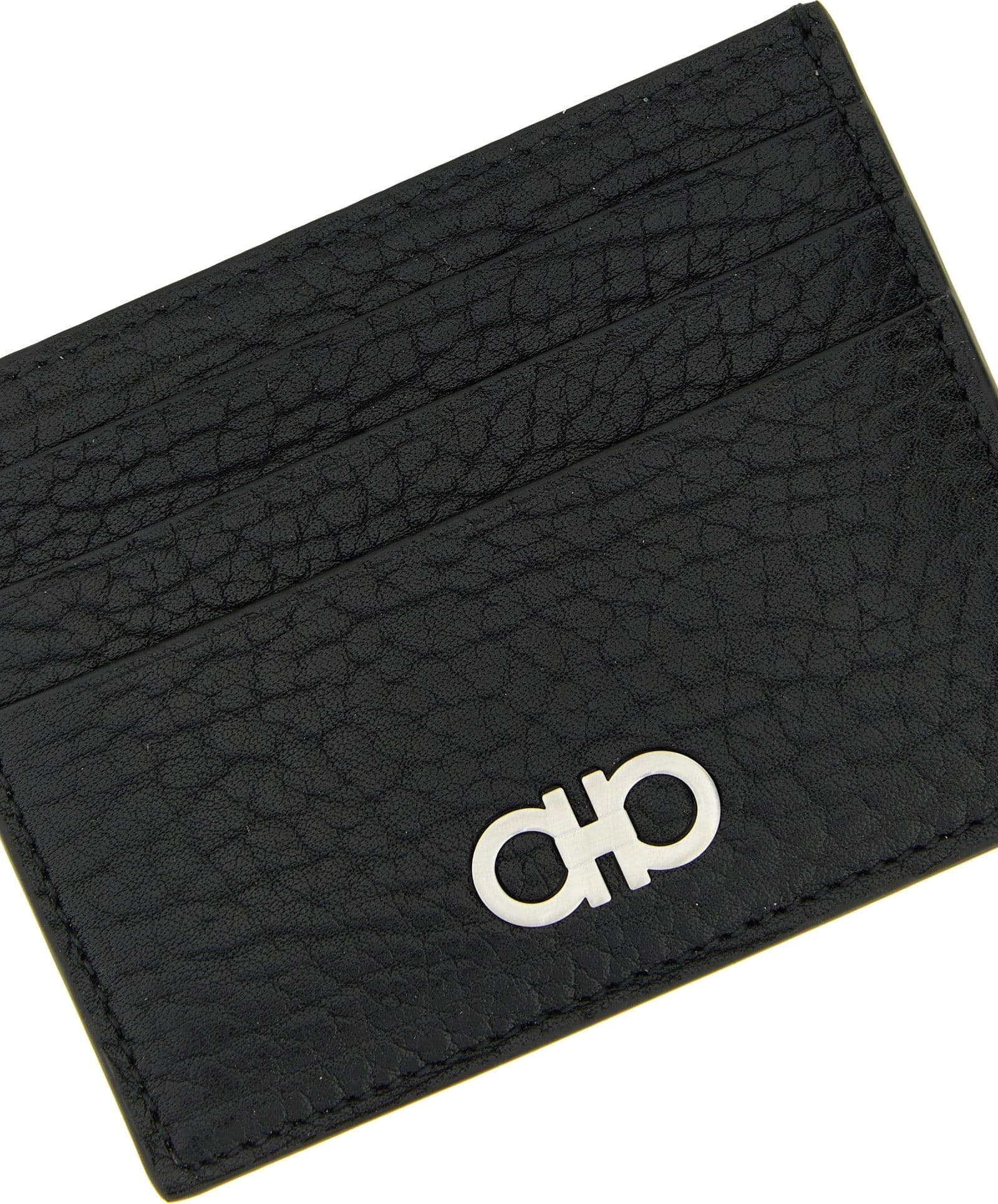 Black Calfskin Cardholder - 3