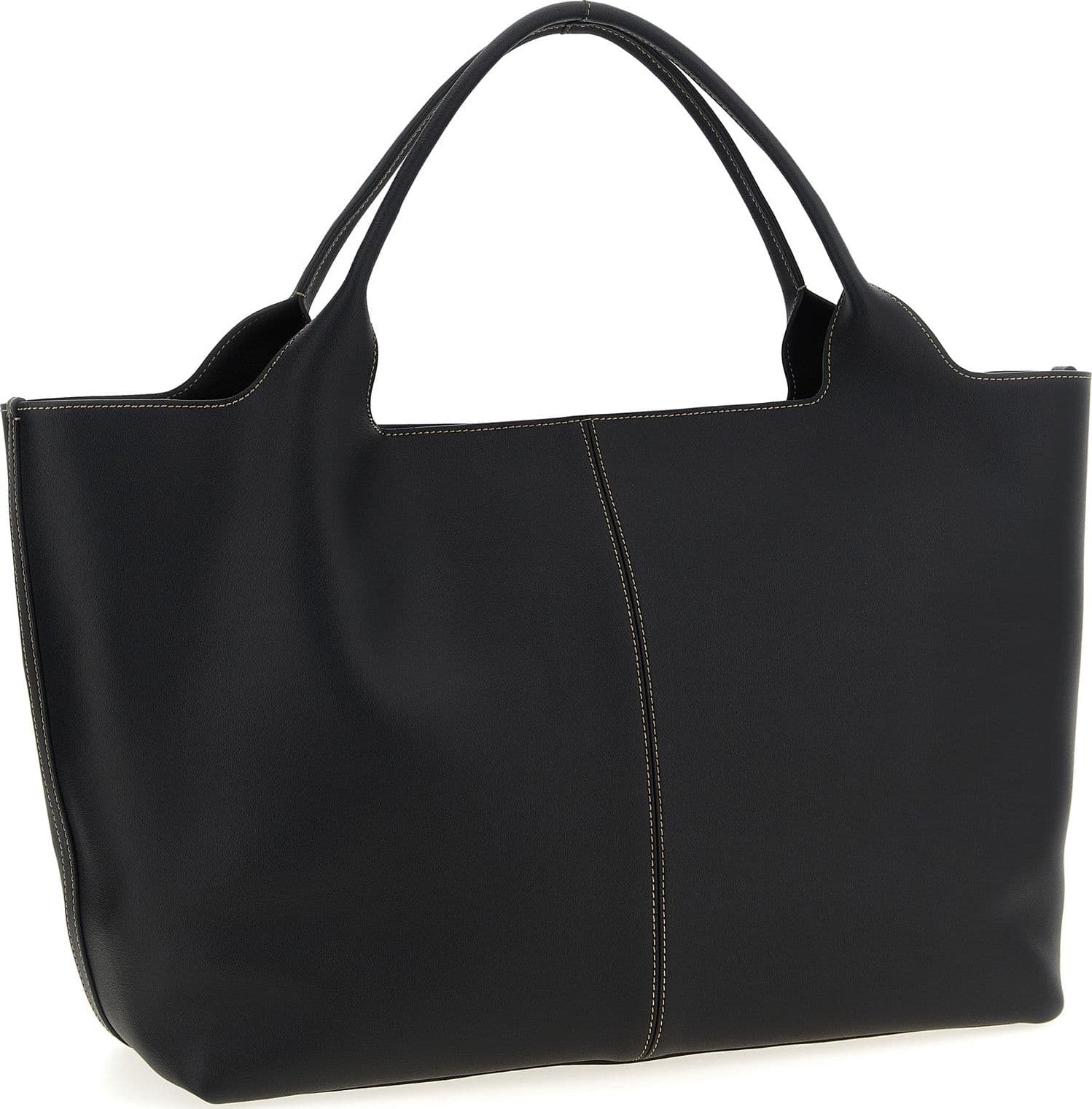 Black Calfskin Tote Bag - 2