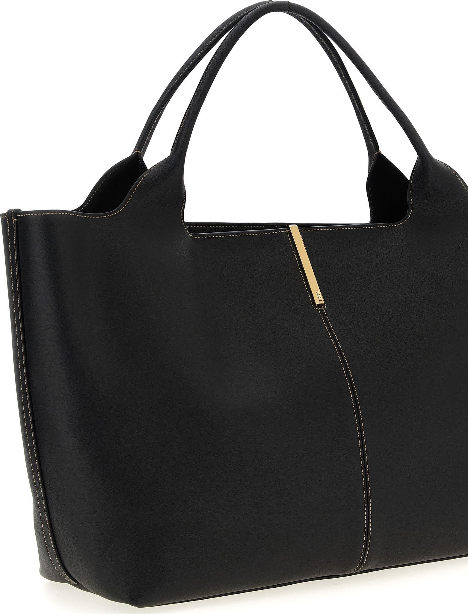 Black Calfskin Tote Bag - 3