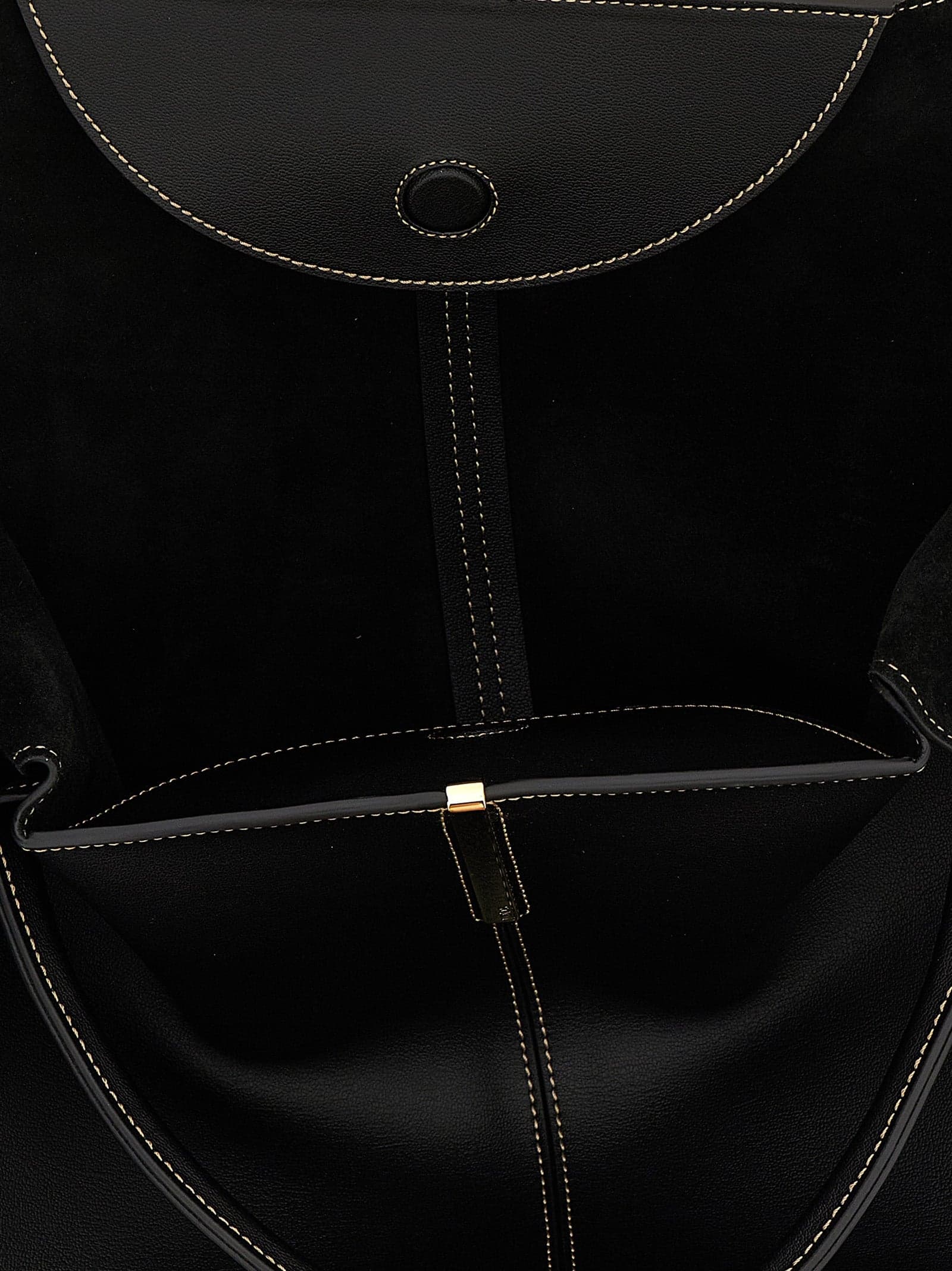 Black Calfskin Tote Bag - 4