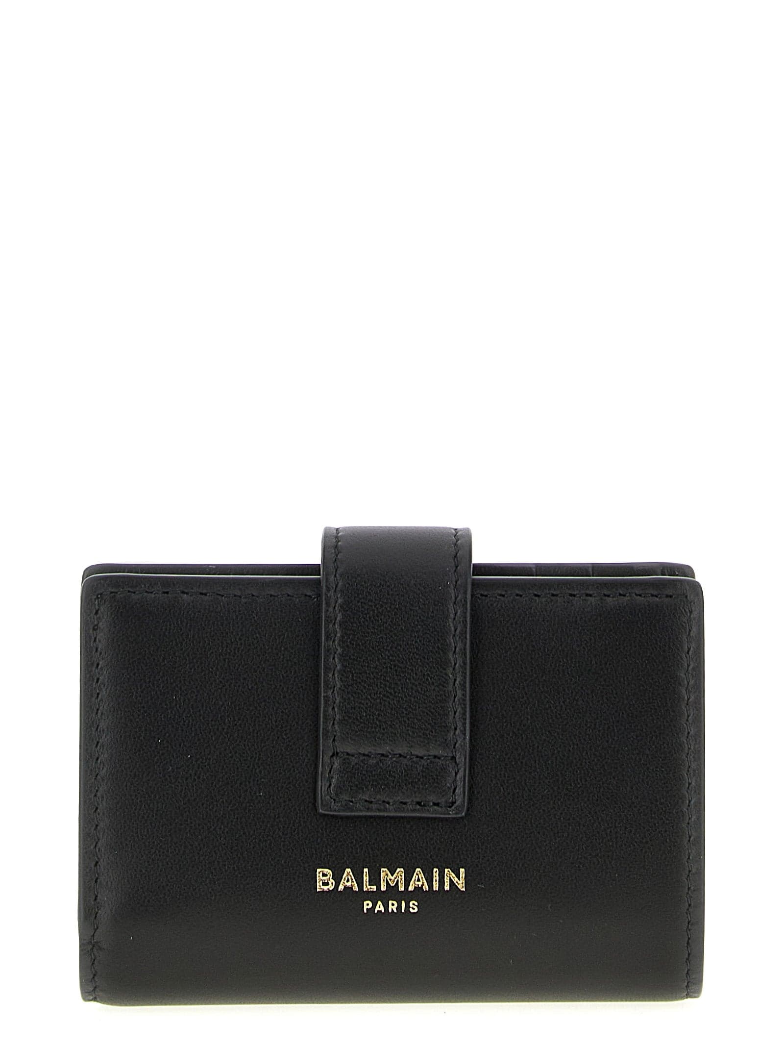 Black Lamb Leather Cardholder - 2