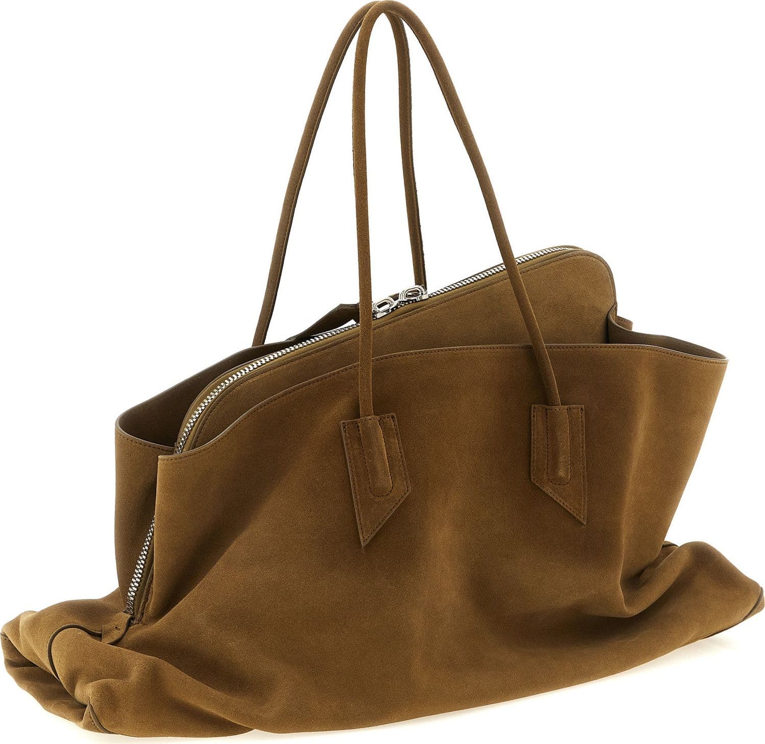 Brown Calfskin Shoulder Bag - 2