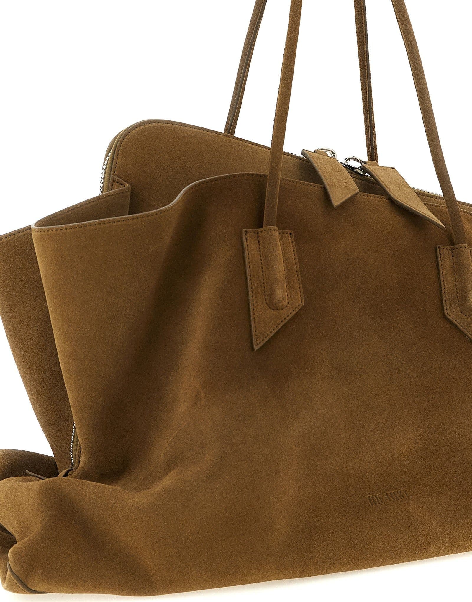 Brown Calfskin Shoulder Bag - 3