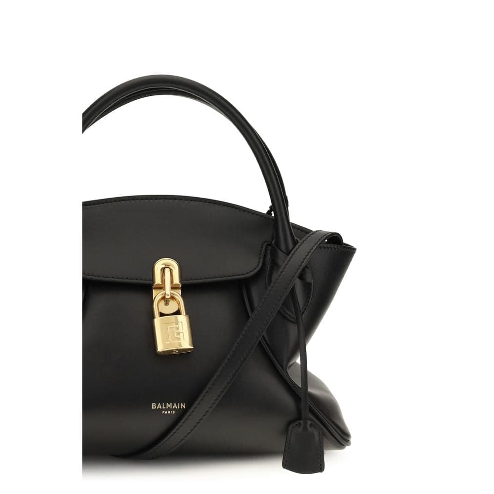 Black Calf Leather Bos Taurus Handbag - 4