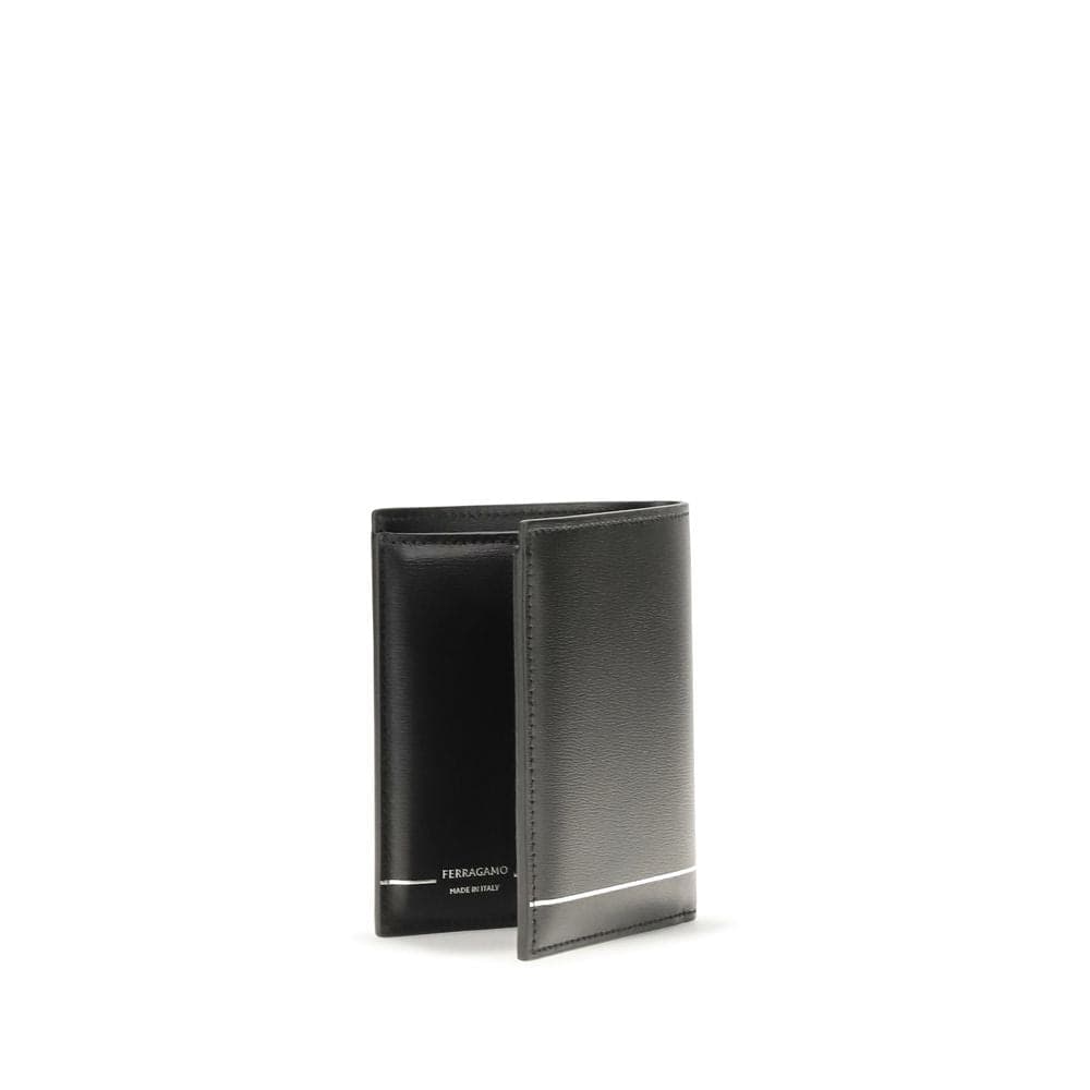 Black Calf Leather Bos Taurus Wallet - 2