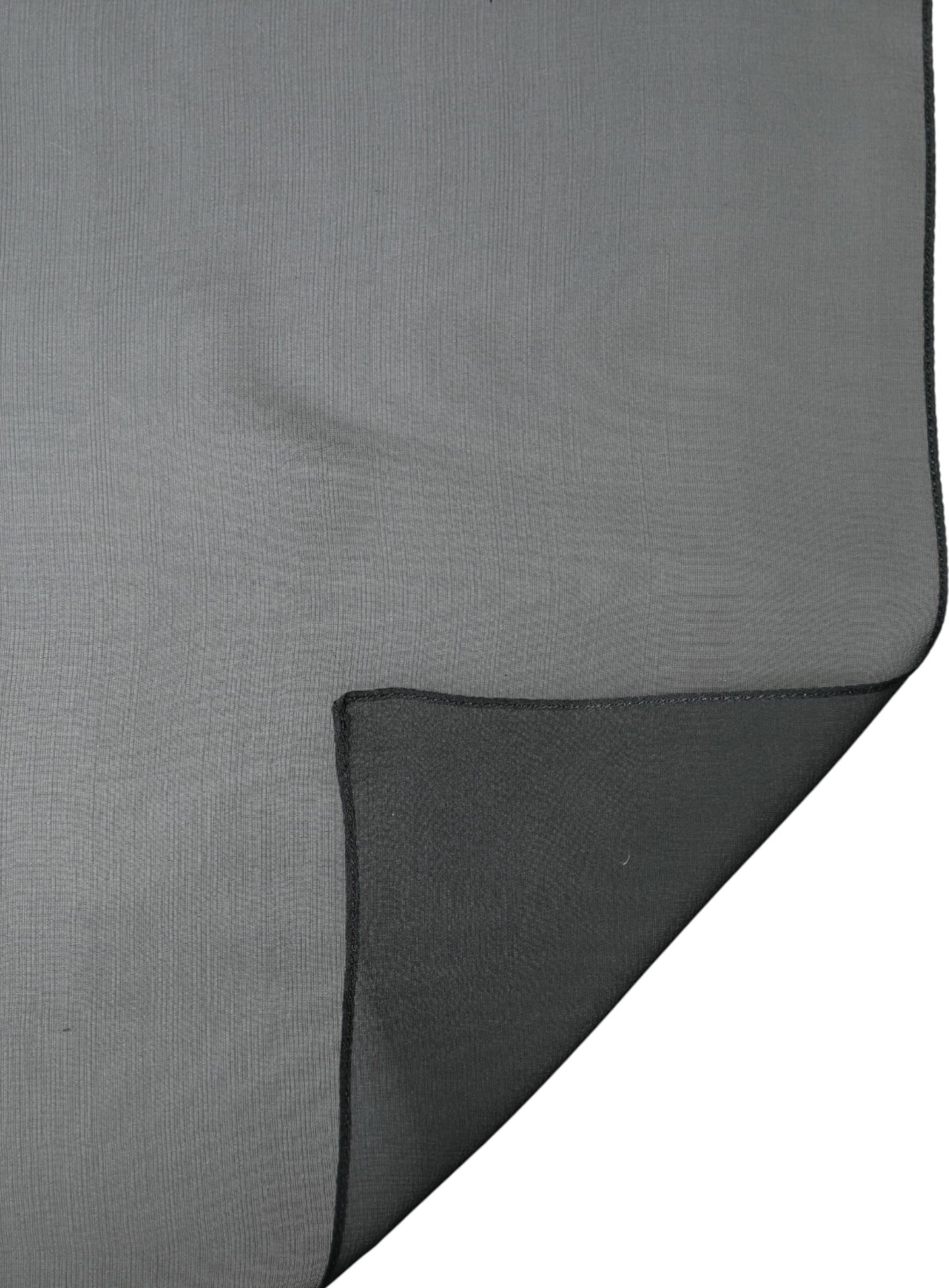 Dark Green Stole Silk Neck Wrap Shawl  Scarf - 2