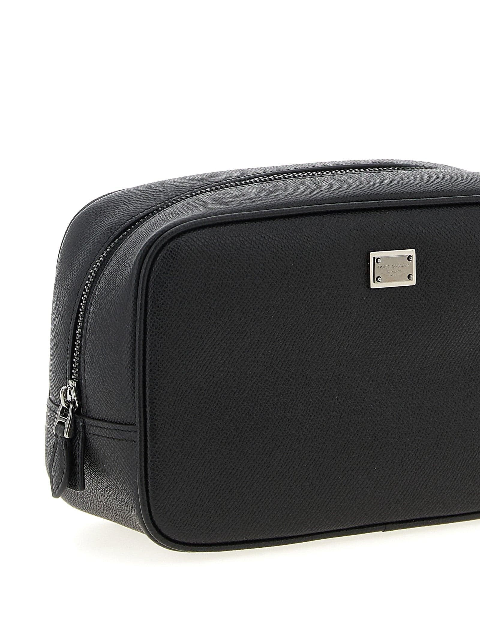 Black Calfskin Leather Wallet - 3