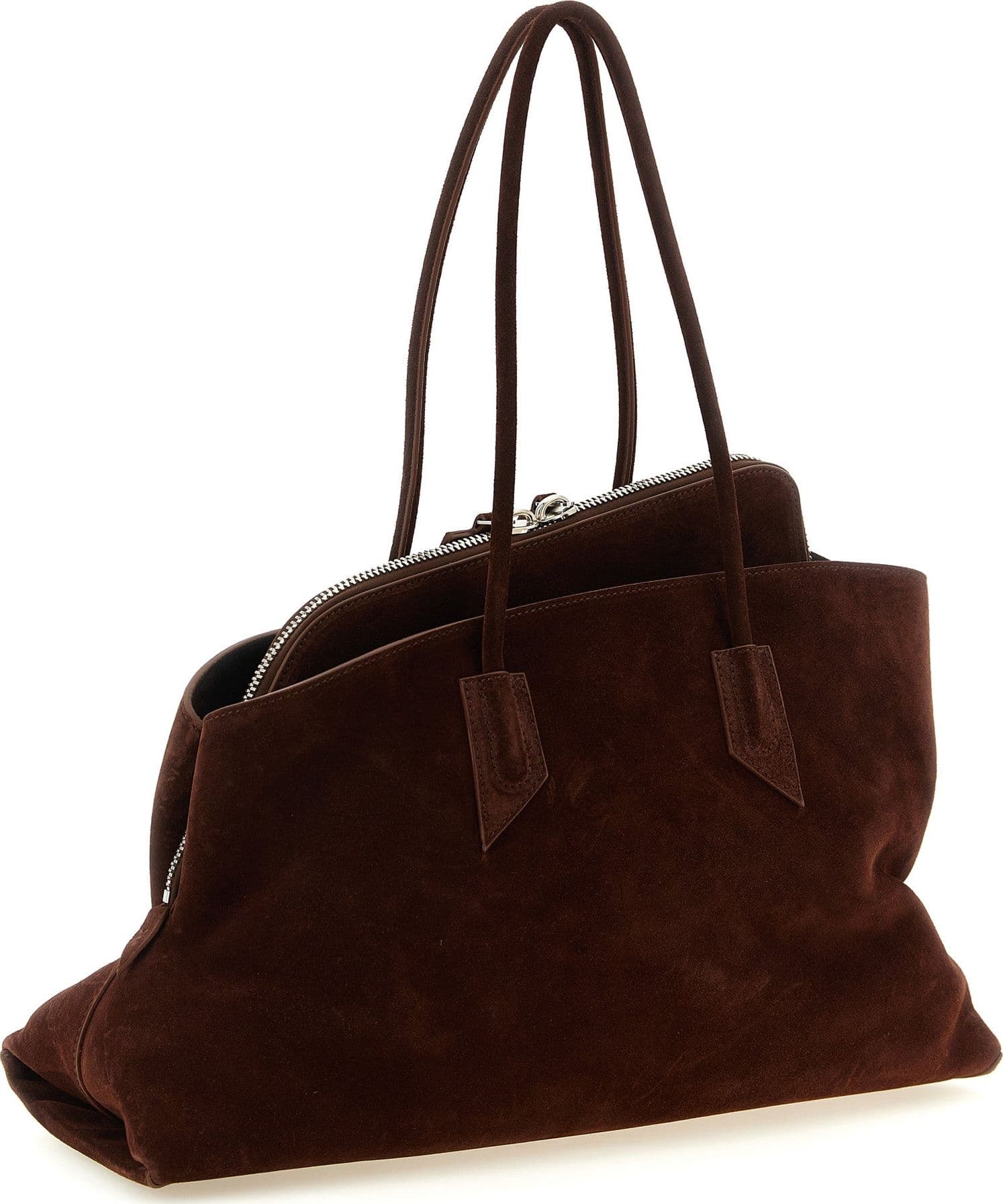 Brown Bovine Leather Shoulder Bag - 2