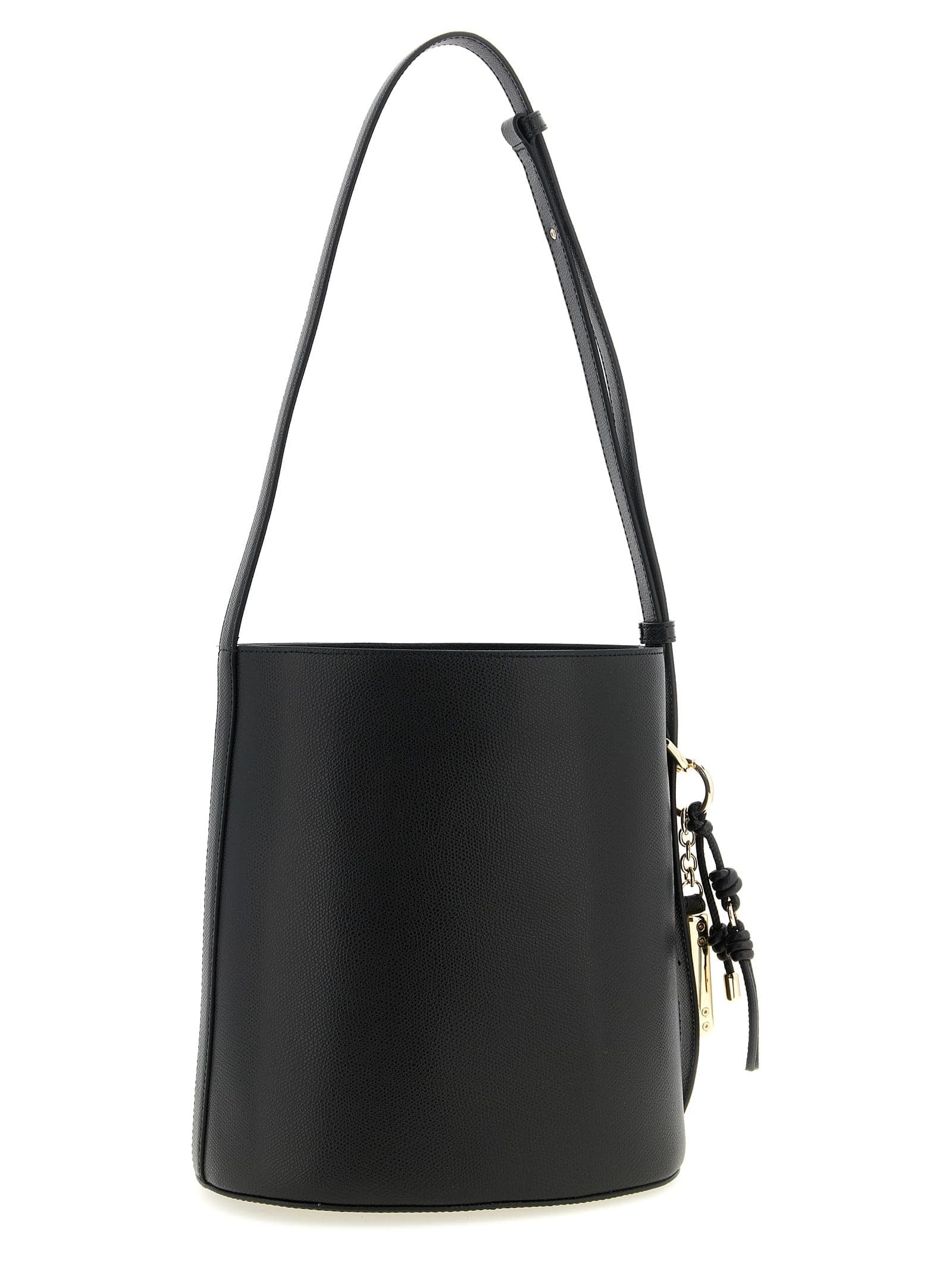 Black Calfskin Shoulder Bag - 2