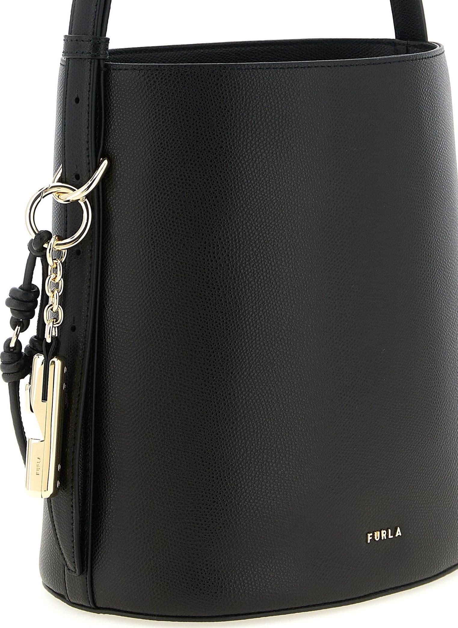 Black Calfskin Shoulder Bag - 3