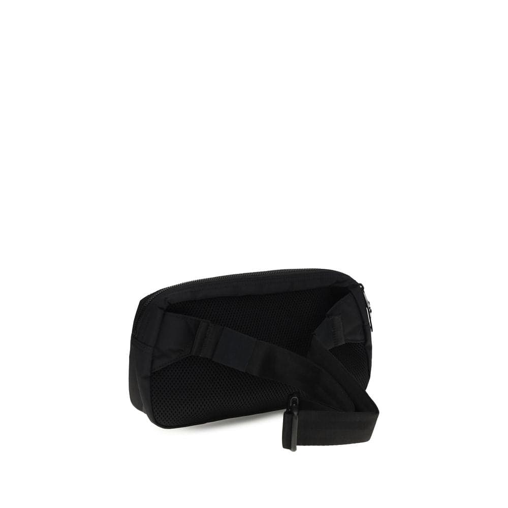 Black Recycled Polyamide Shoulder Bag - 3