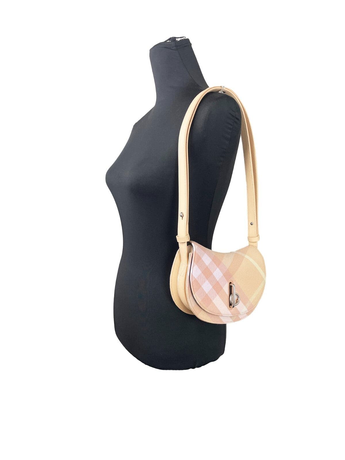 Burberry Mini Check Rocking Horse Crossbody Bag Purse - 3