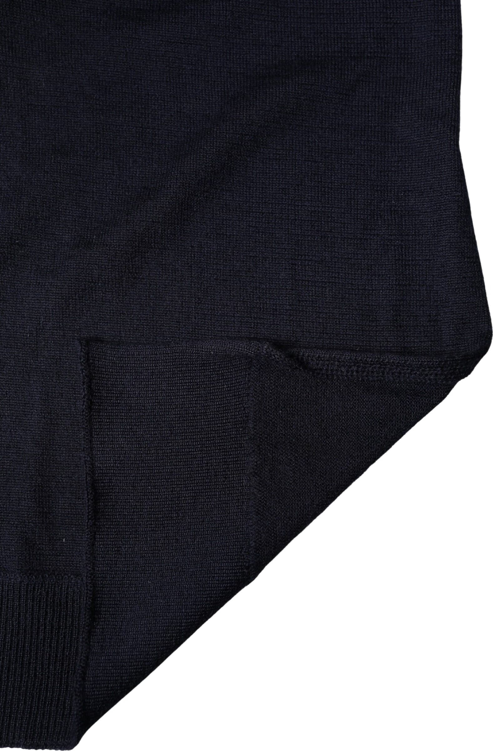 Black Wool Knitted Shawl Neck Wrap 200cm x 25cm  Scarf - 3