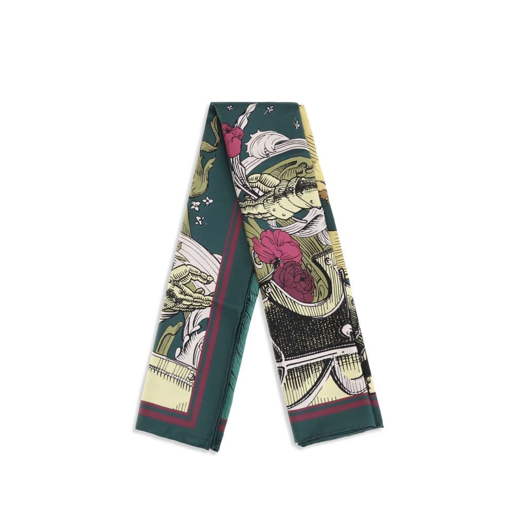Bicolor Silk Scarf - 2