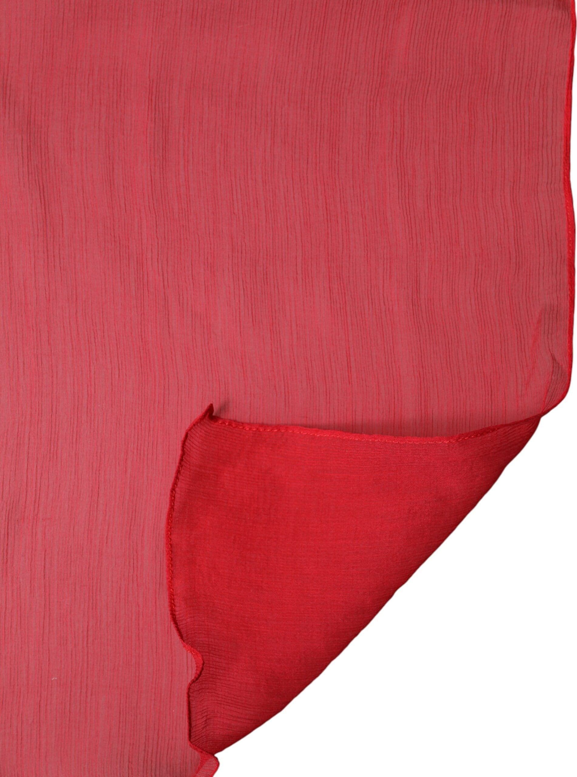 Red Stole Silk Neck Wrap Shawl Men Scarf - 2