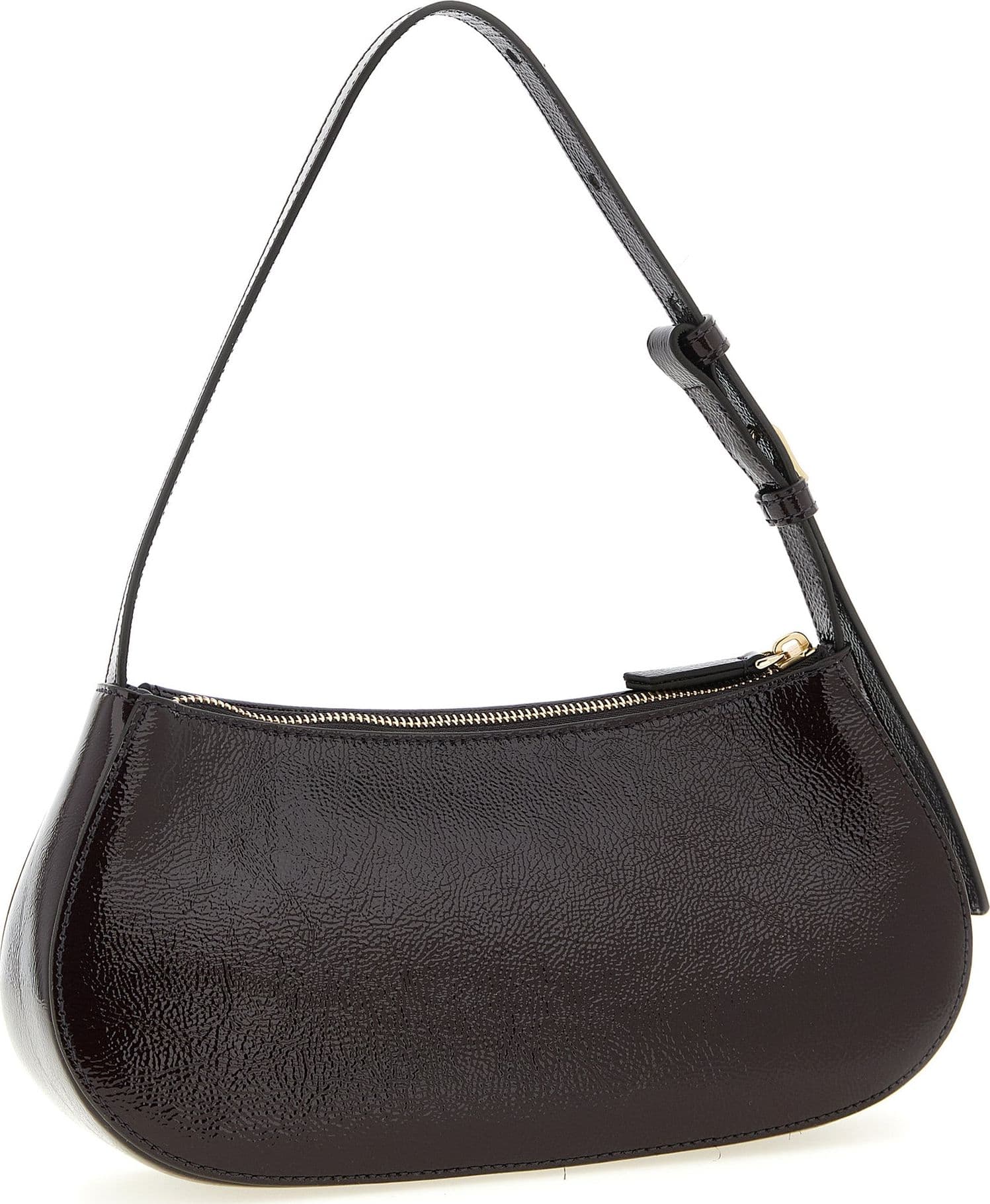 Purple Calfskin Shoulder Bag - 2
