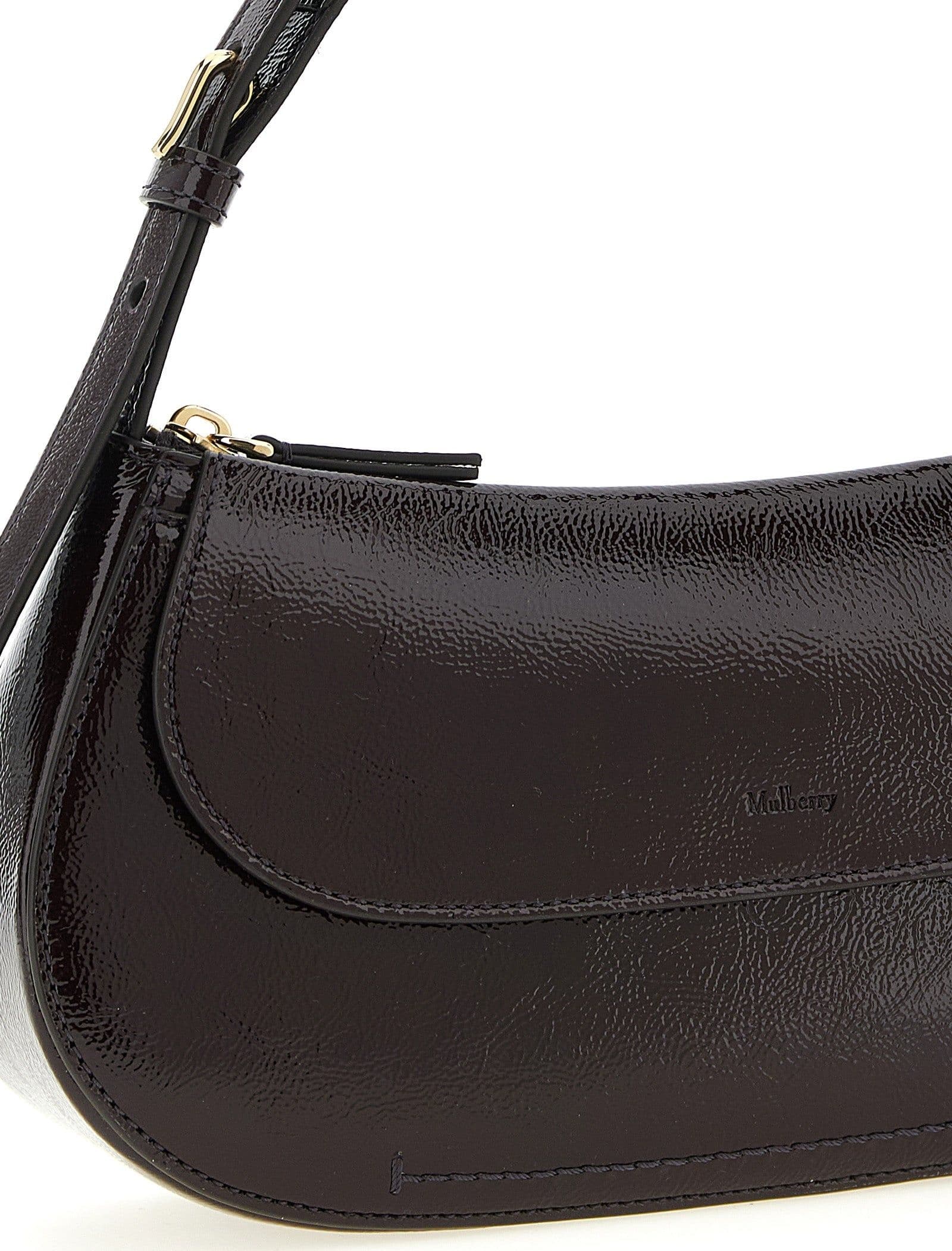 Purple Calfskin Shoulder Bag - 3