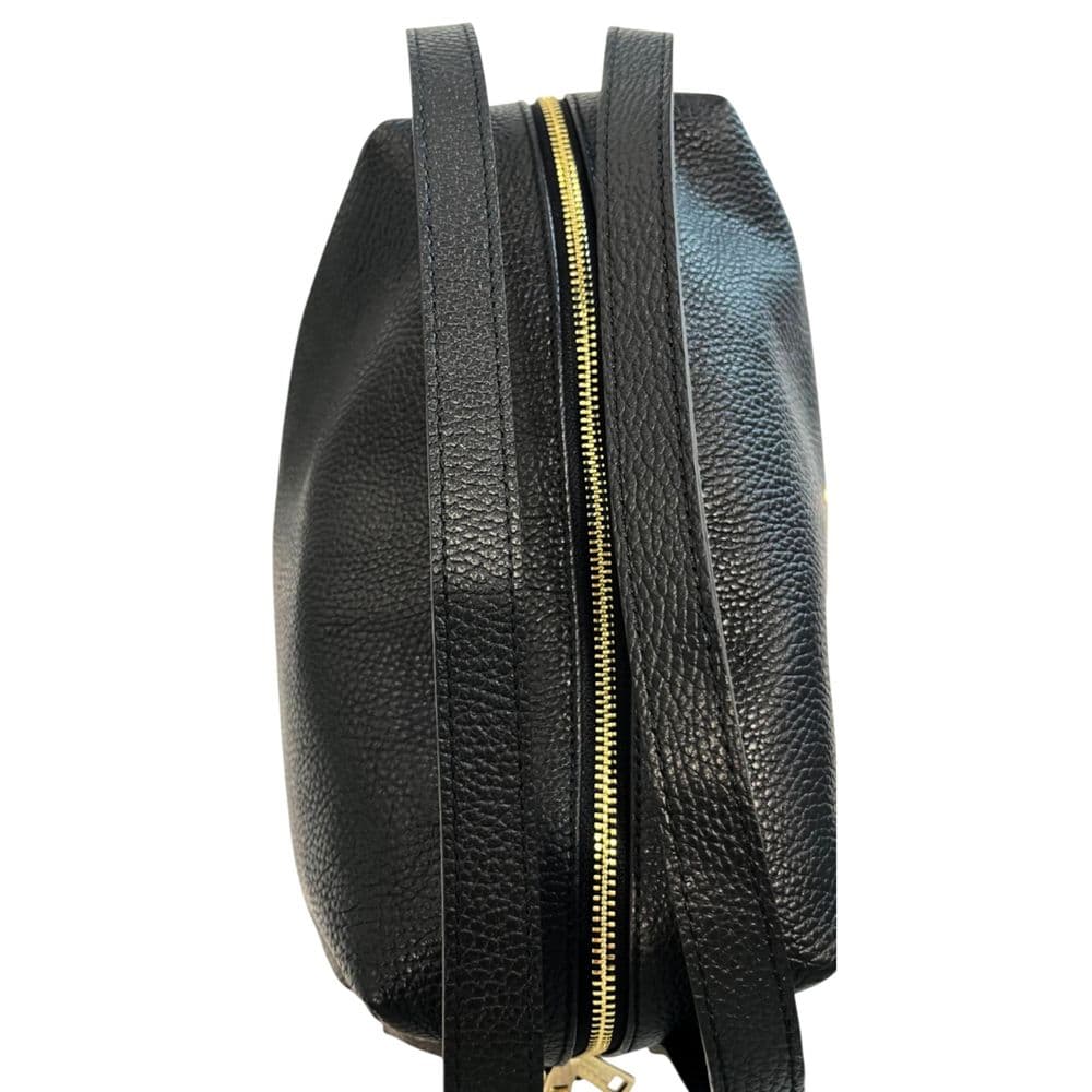 Black Leather Women Bag - 6