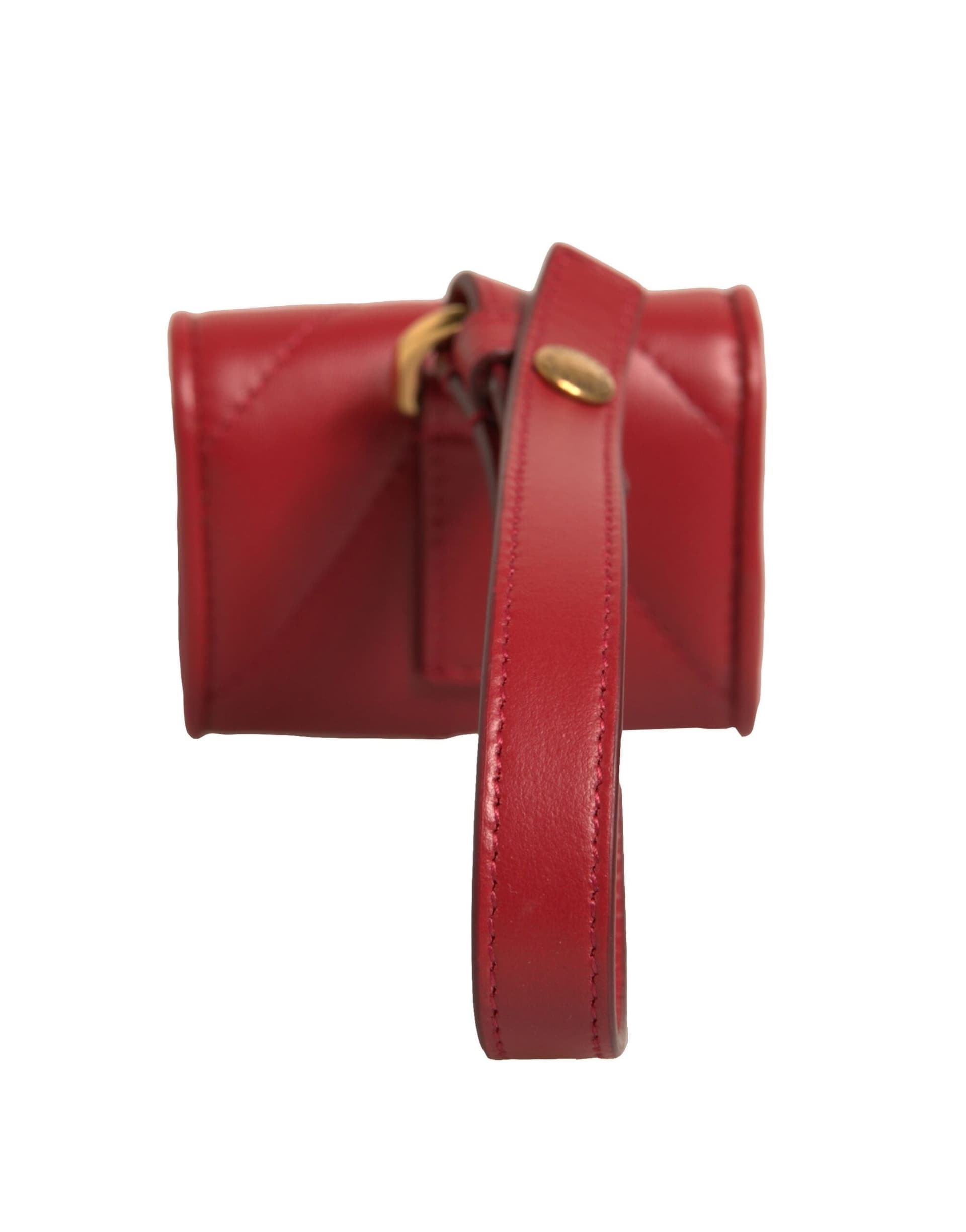 Black Leather Devotion Heart Strap Airpod Case - 4