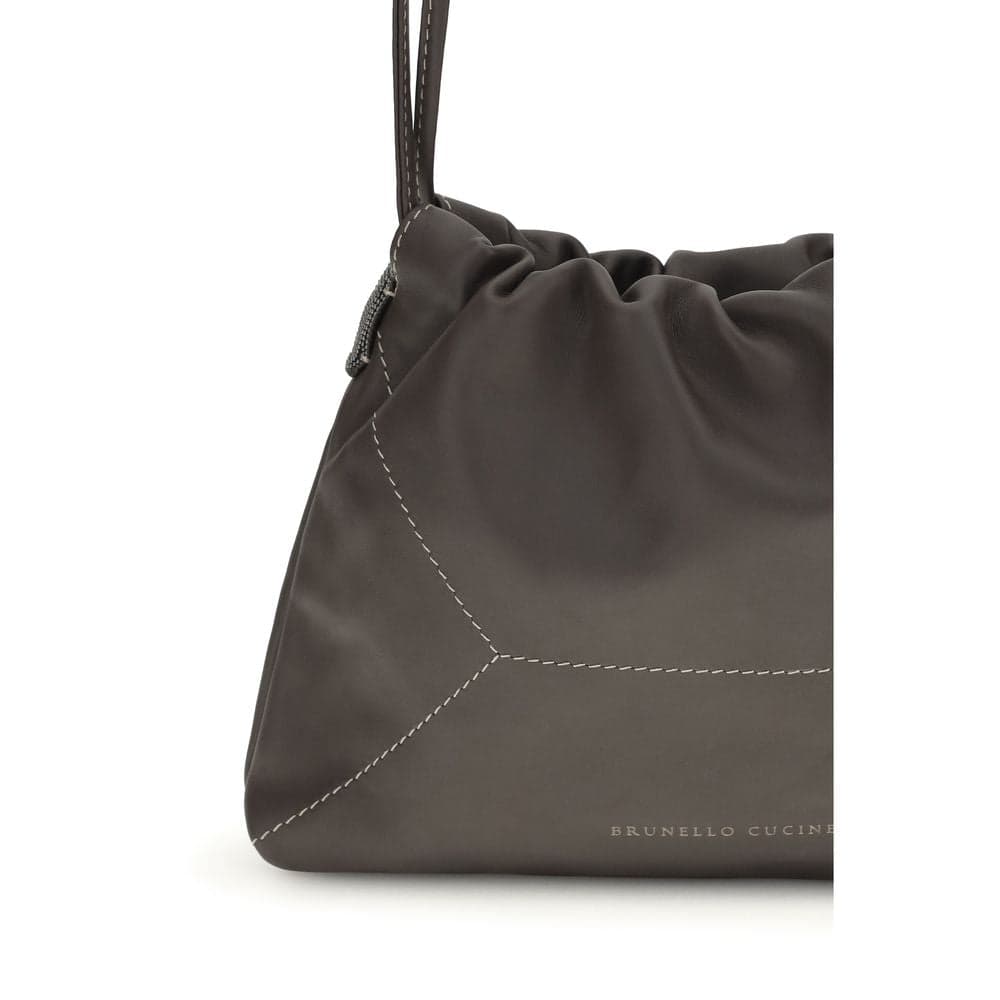 Brown Calf Leather Bos Taurus Shoulder Bag - 4