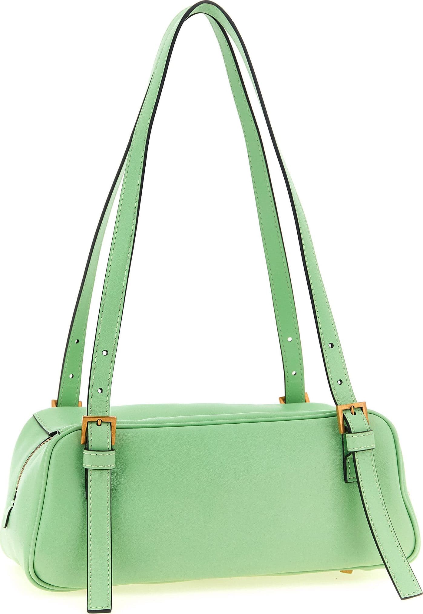 Bicolor Lamb Leather Shoulder Bag - 2