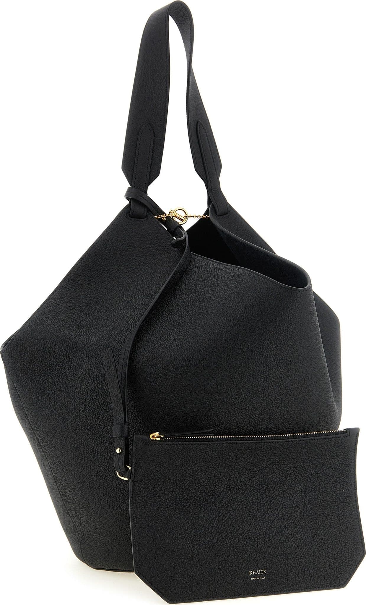 Black Calfskin Tote Bag - 3