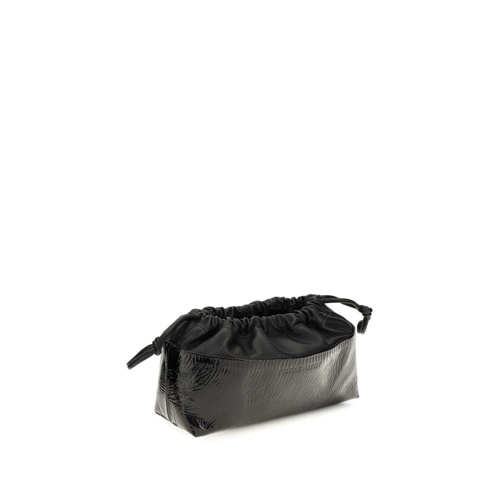 Black Calf Leather Bos Taurus Clutch Bag - 2