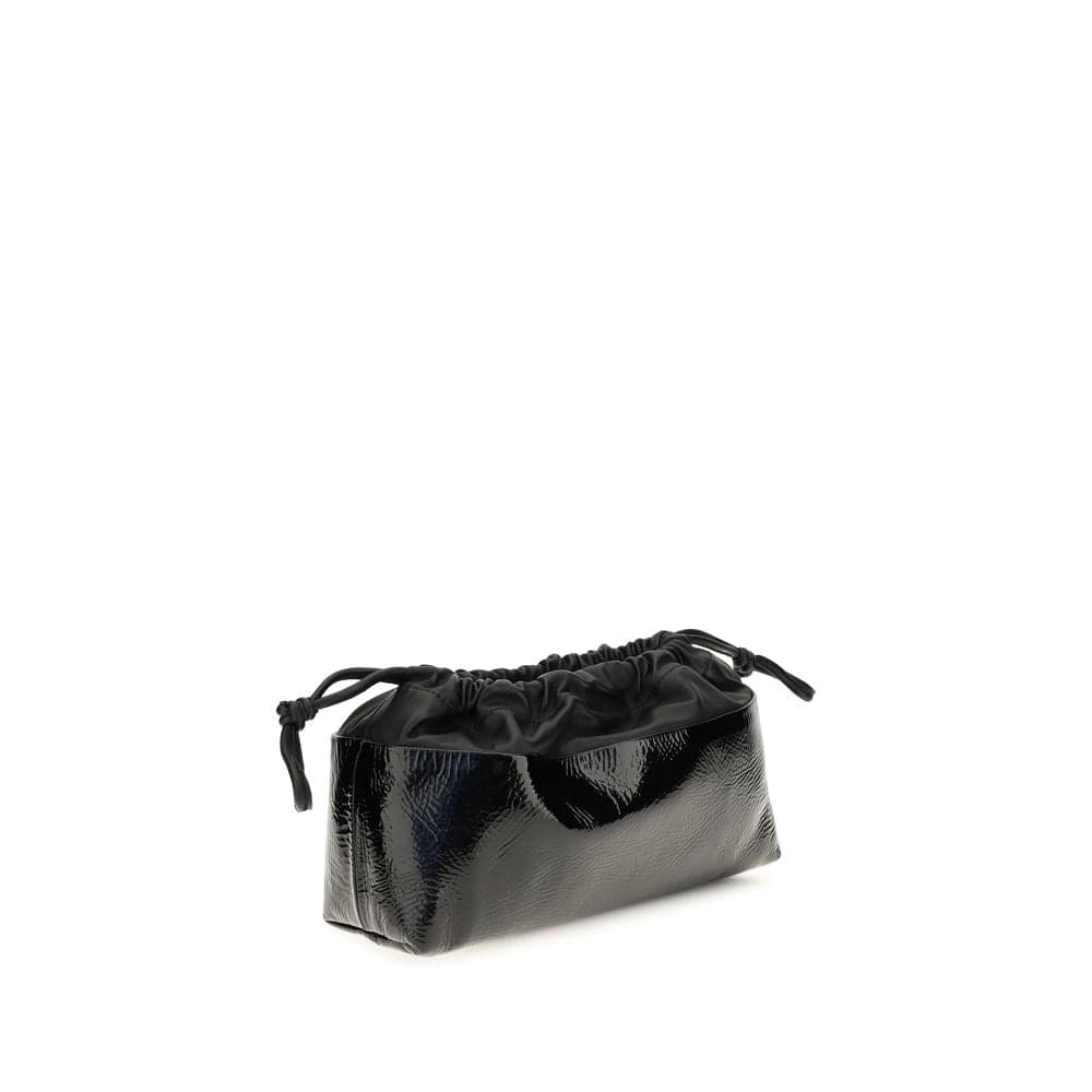 Black Calf Leather Bos Taurus Clutch Bag - 3