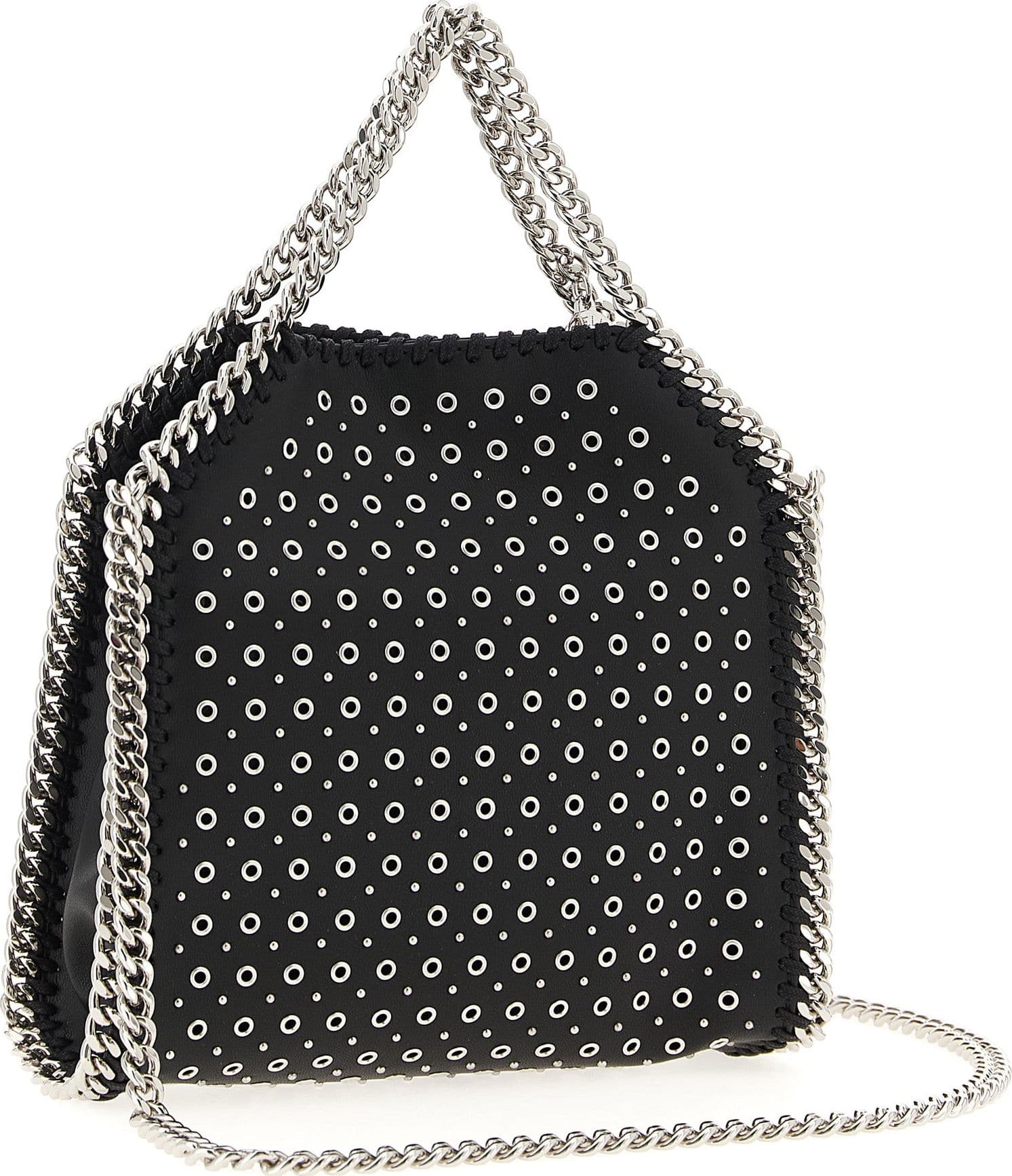 Black Polyester Handbag - 2