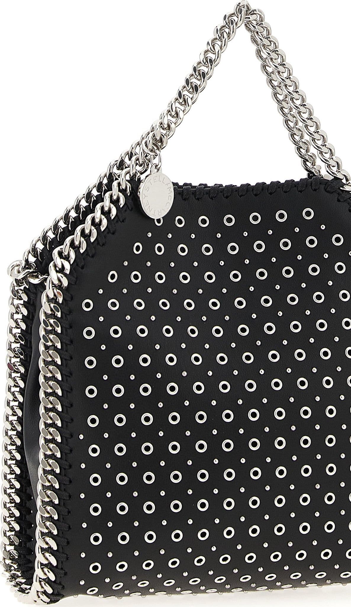 Black Polyester Handbag - 3