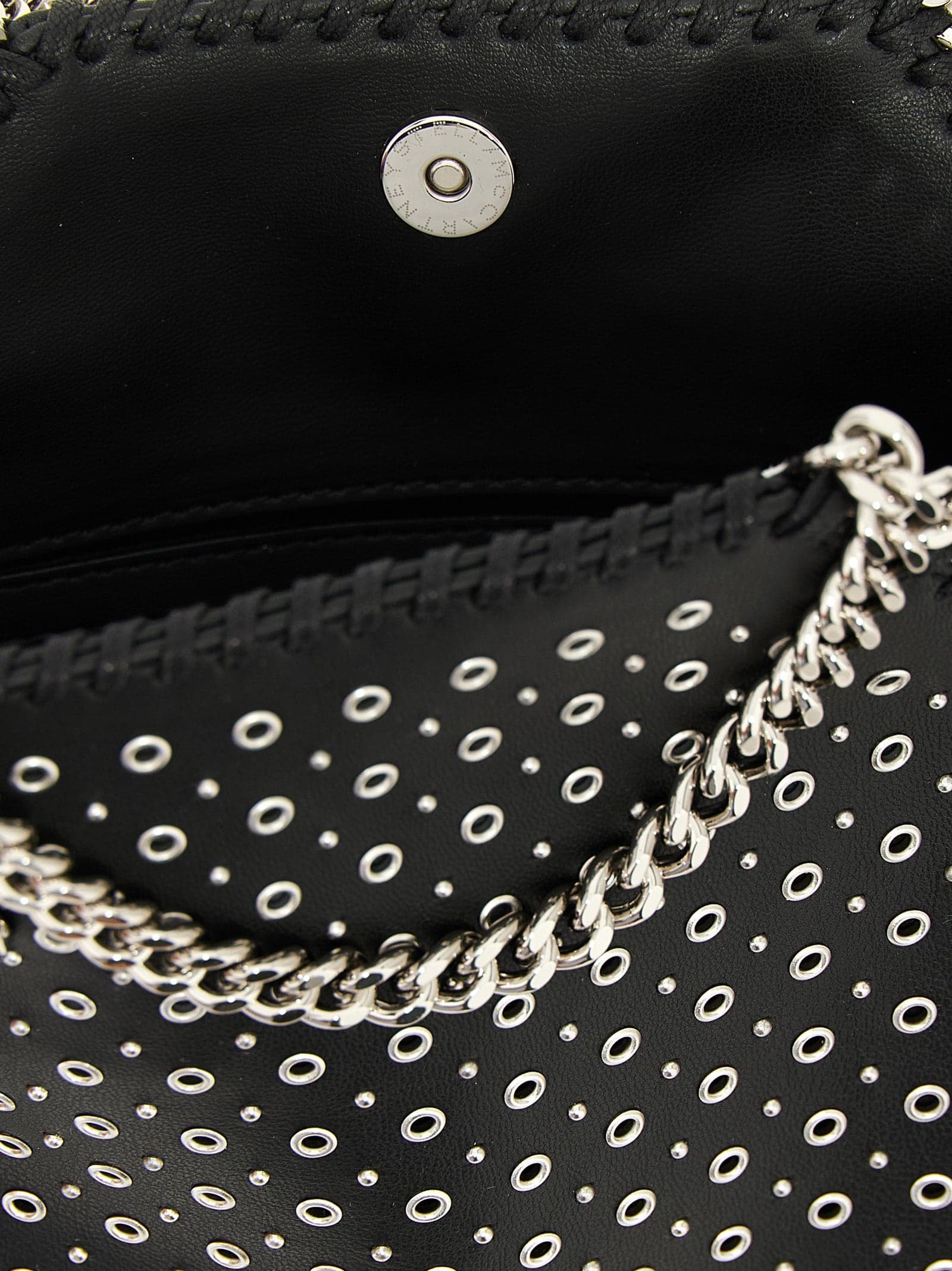 Black Polyester Handbag - 4