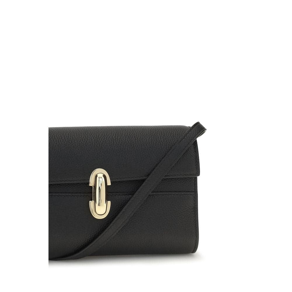 Black Calf Leather Bos Taurus Shoulder Bag - 4