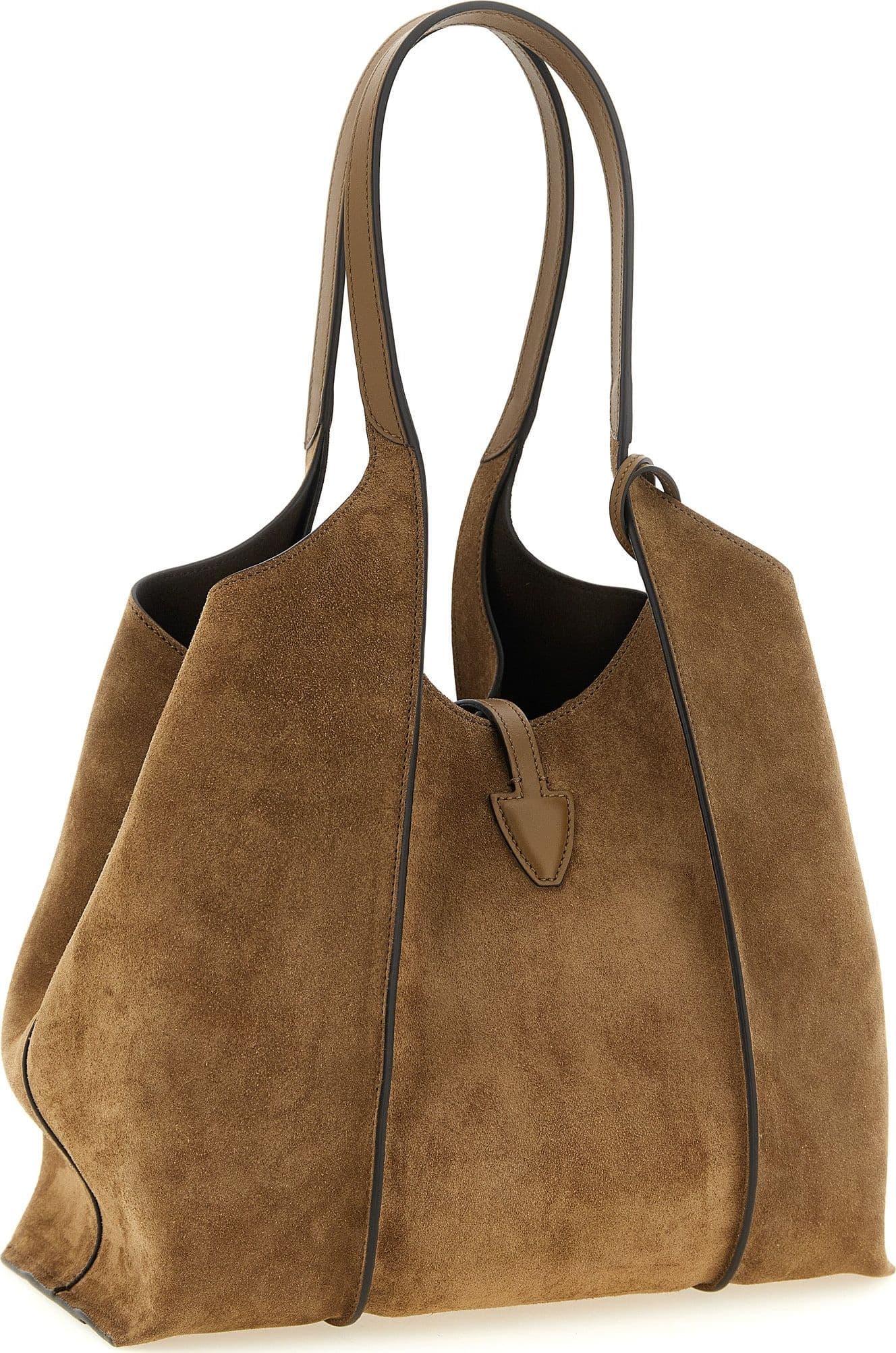 Brown Calfskin Tote Bag - 2