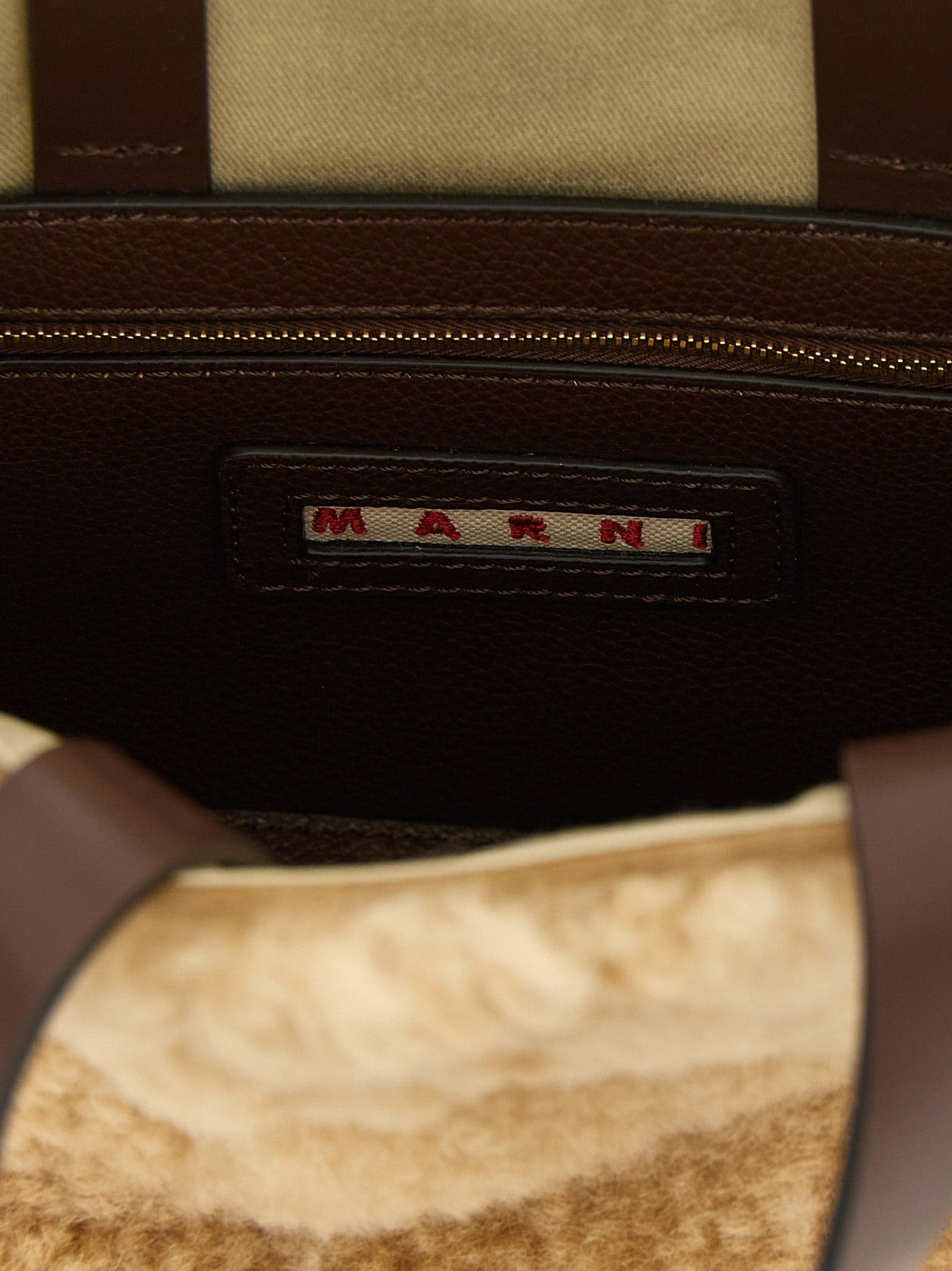 Multicolor Lamb Leather Handbag - 4