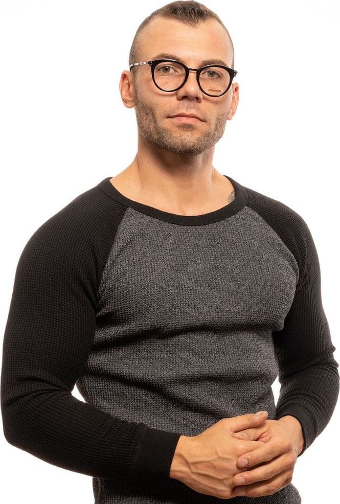 Black Unisex Optical Frames - 5