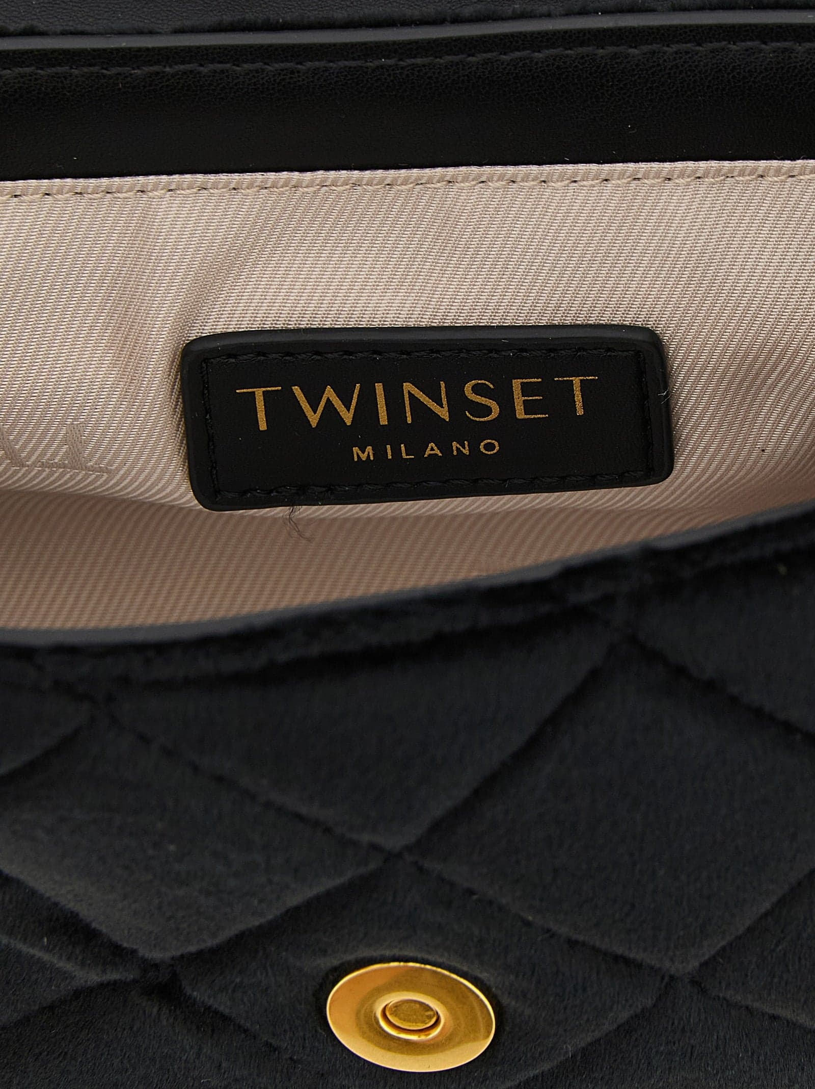 Black Polyester Crossbody Bag - 4