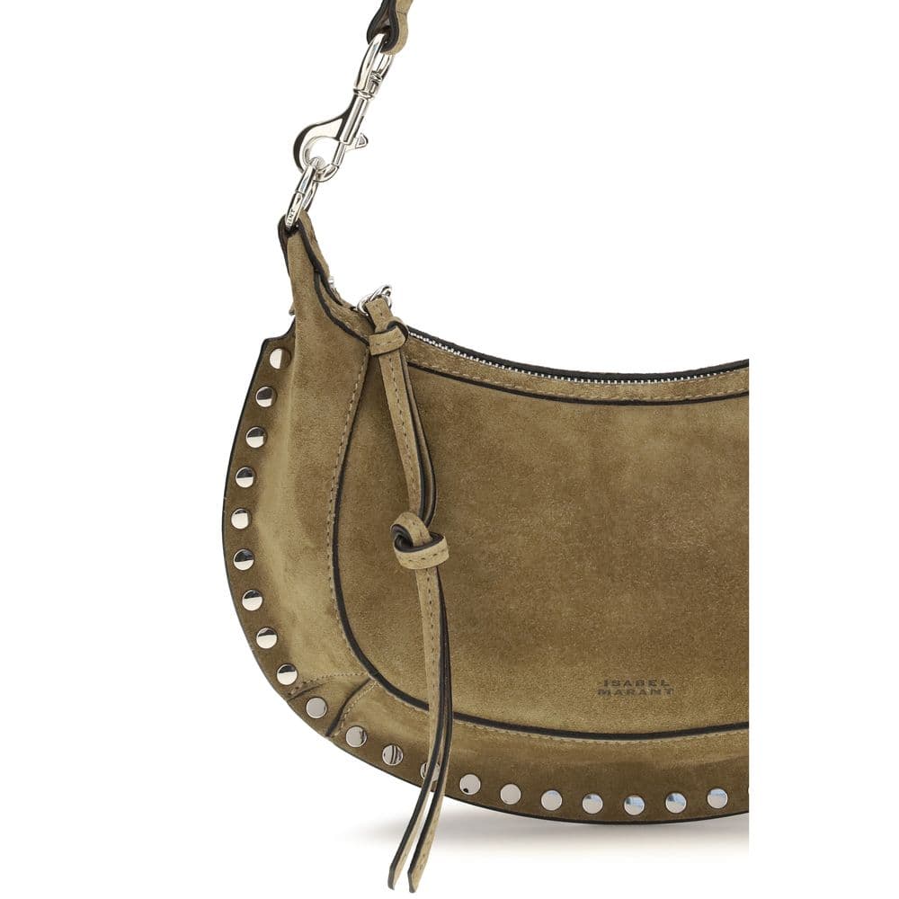 Beige Calf Leather Bos Taurus Shoulder Bag - 4