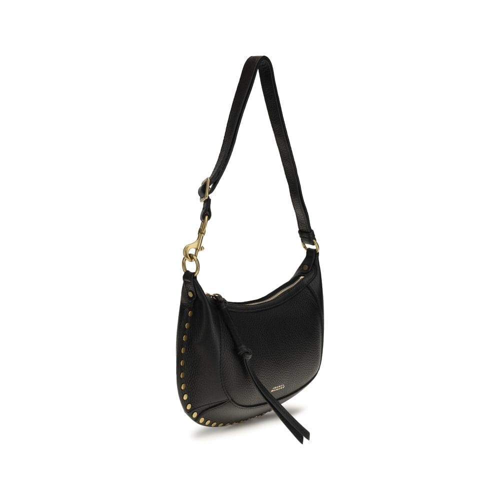 Black Calf Leather Bos Taurus Shoulder Bag - 2