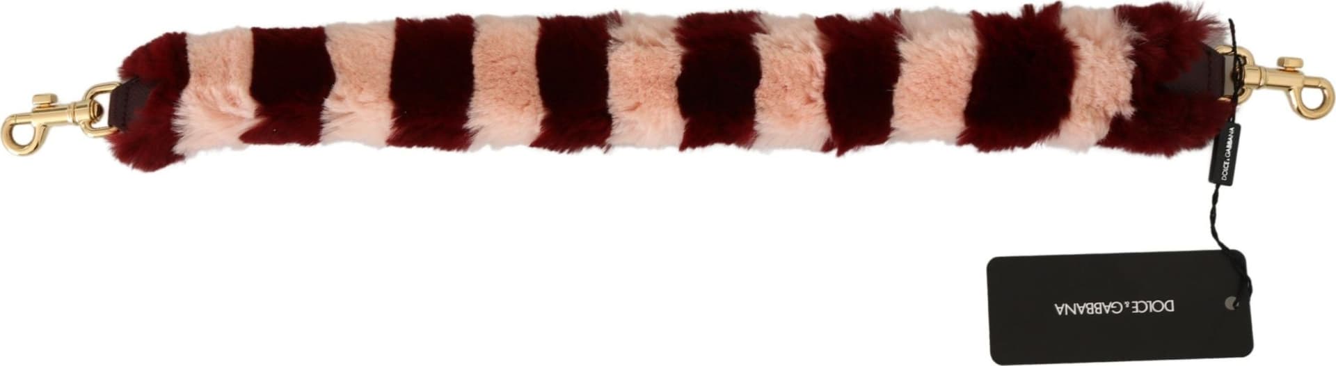 Pink Red Lapin Fur Accessory Shoulder Strap - 2