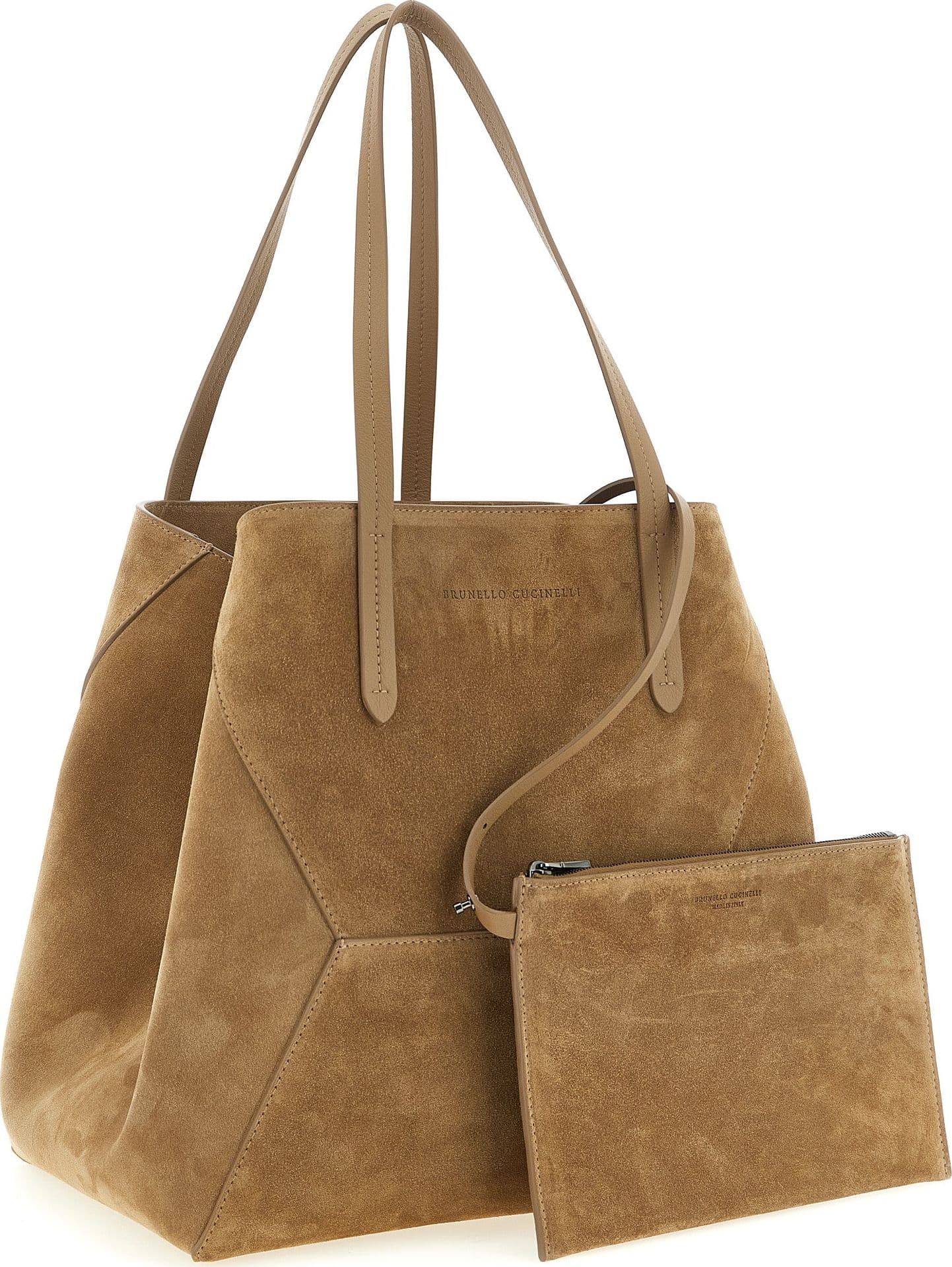 Brown Calfskin Shoulder Bag - 3