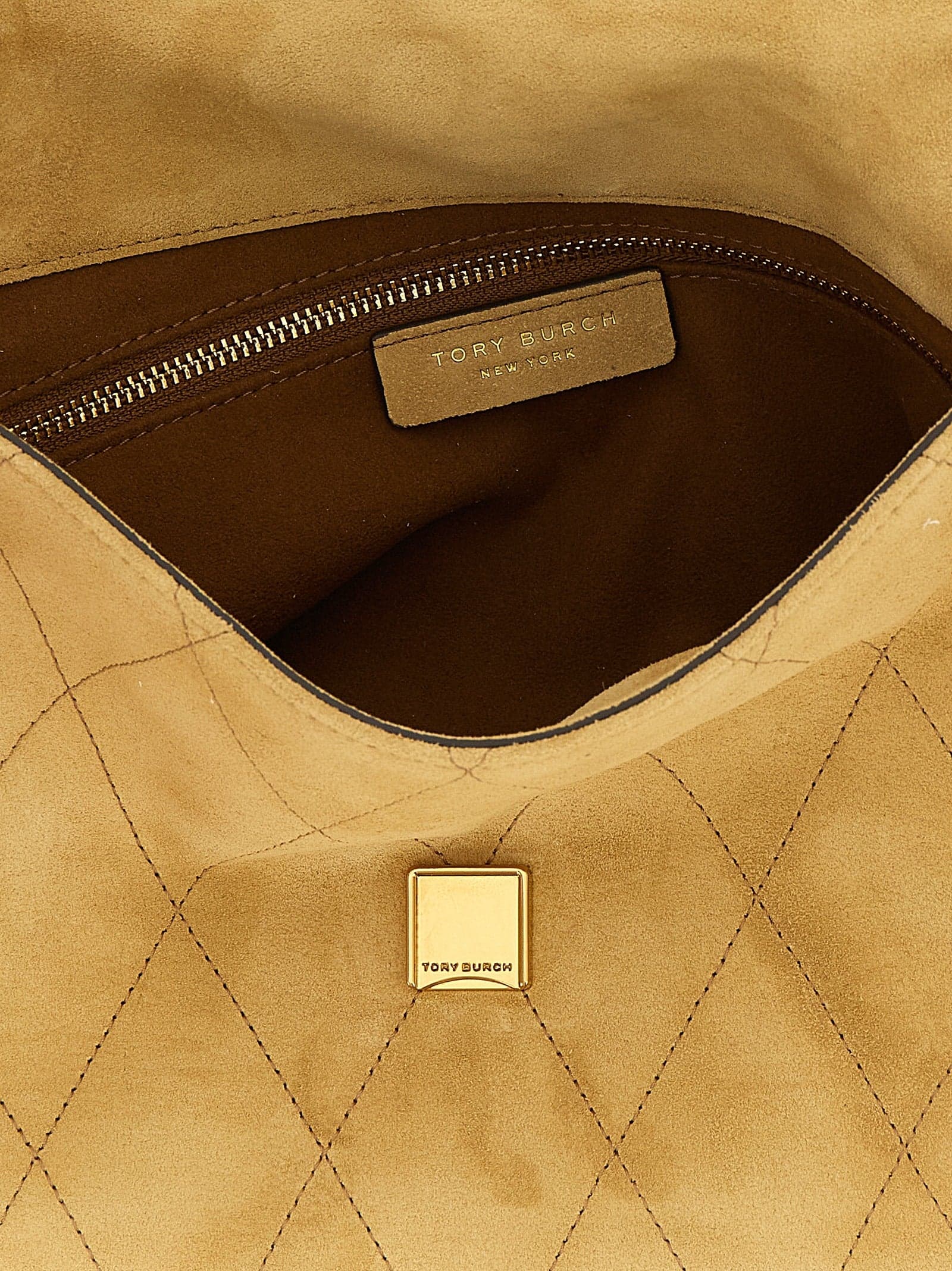 Beige Calfskin Shoulder Bag - 4