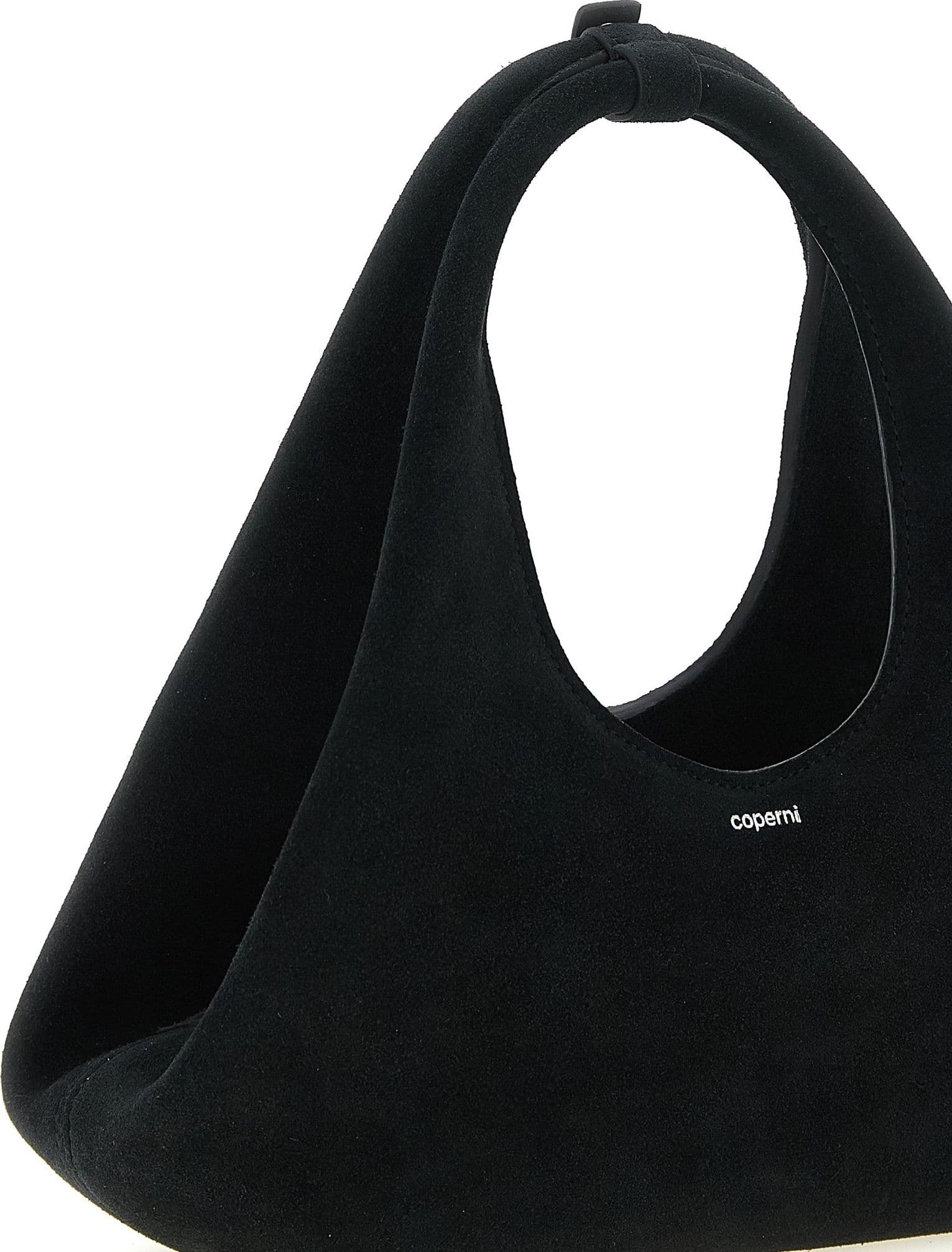 Black Cowhide Handbag - 3