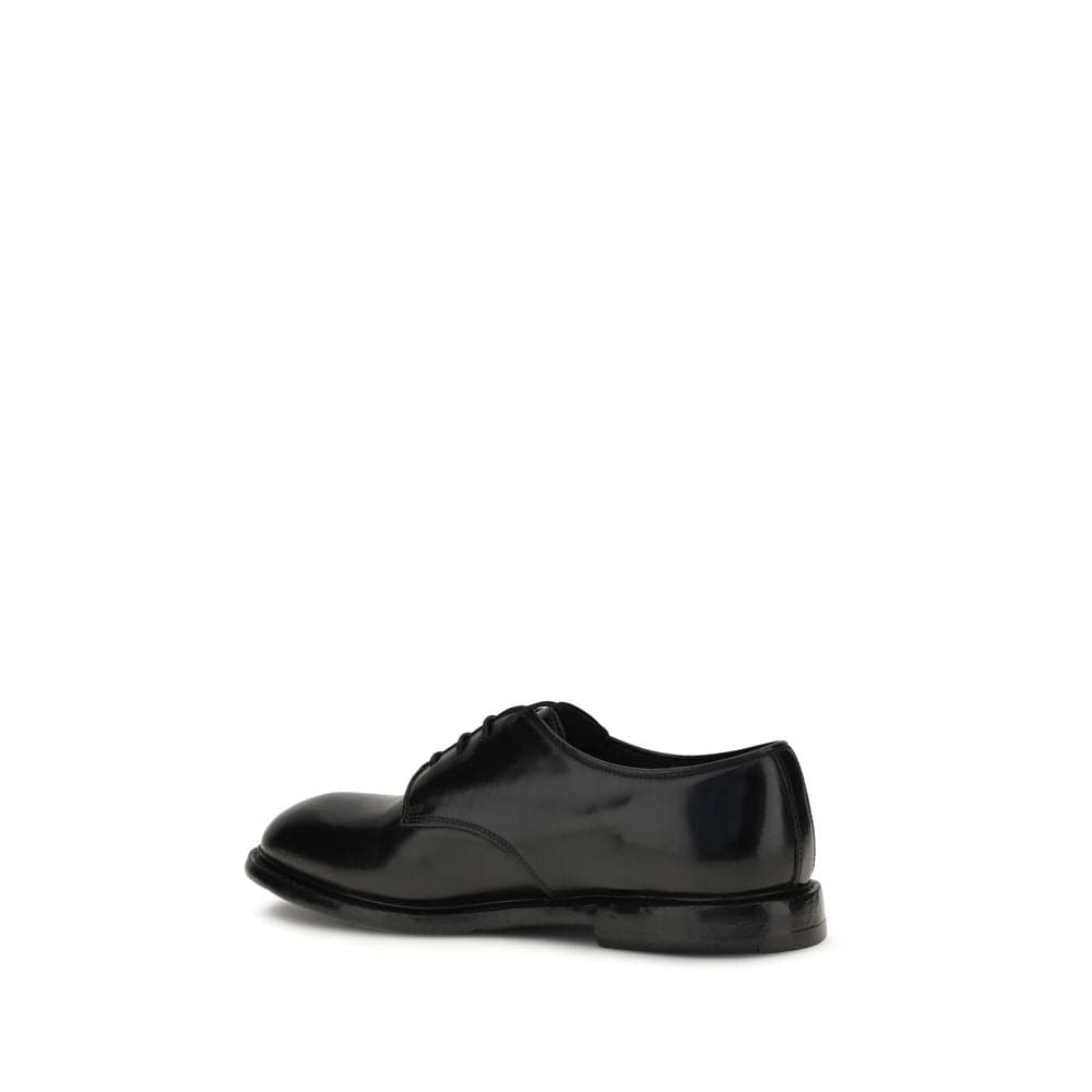 Black Calf Leather Bos Taurus Oxfords And Derbies - 3