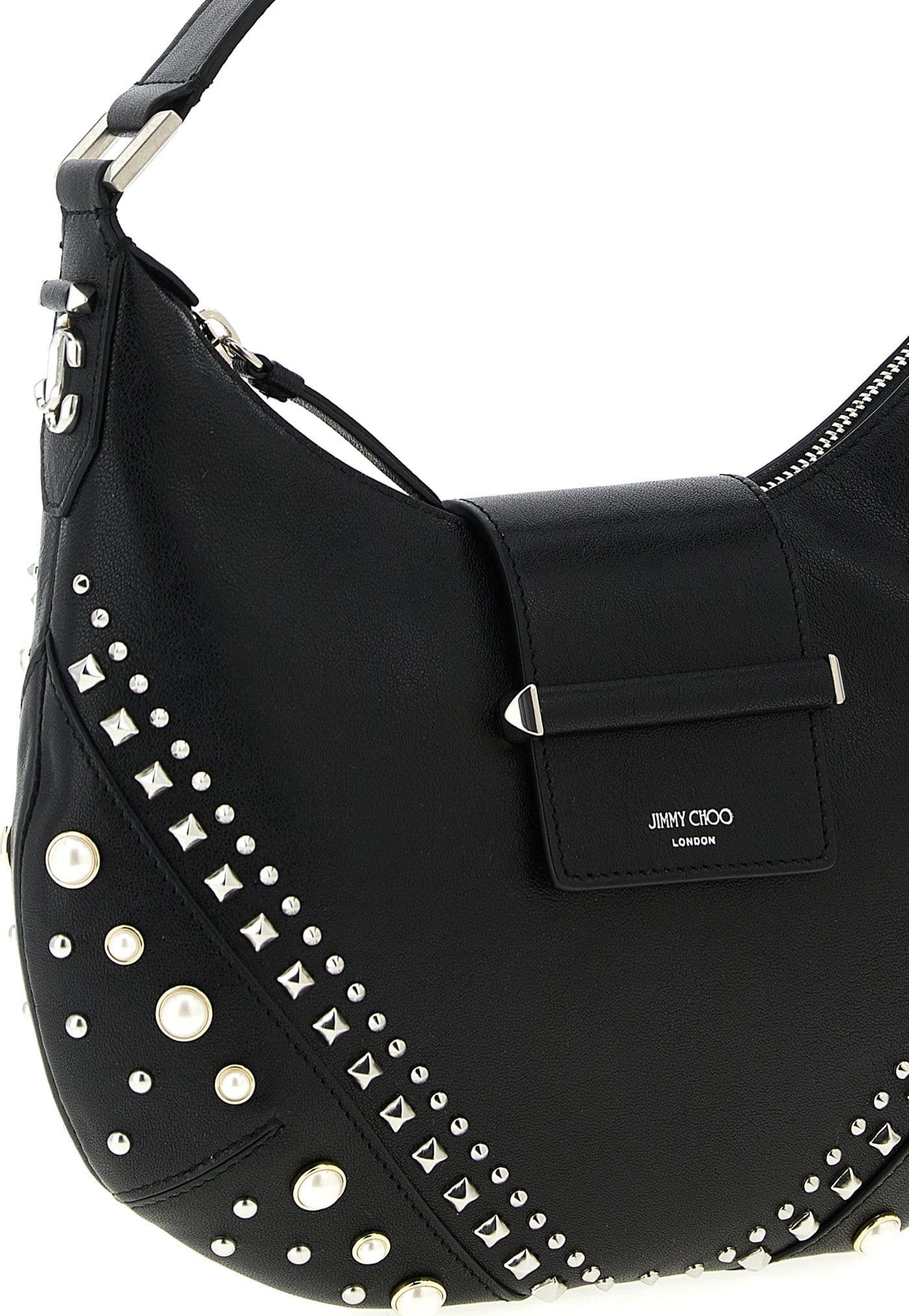 White Lamb Leather Shoulder Bag - 3