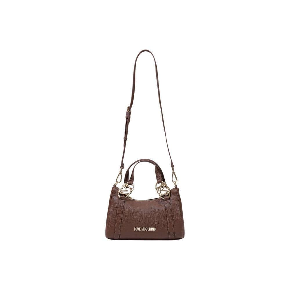Brown Polyethylene Handbag - 4