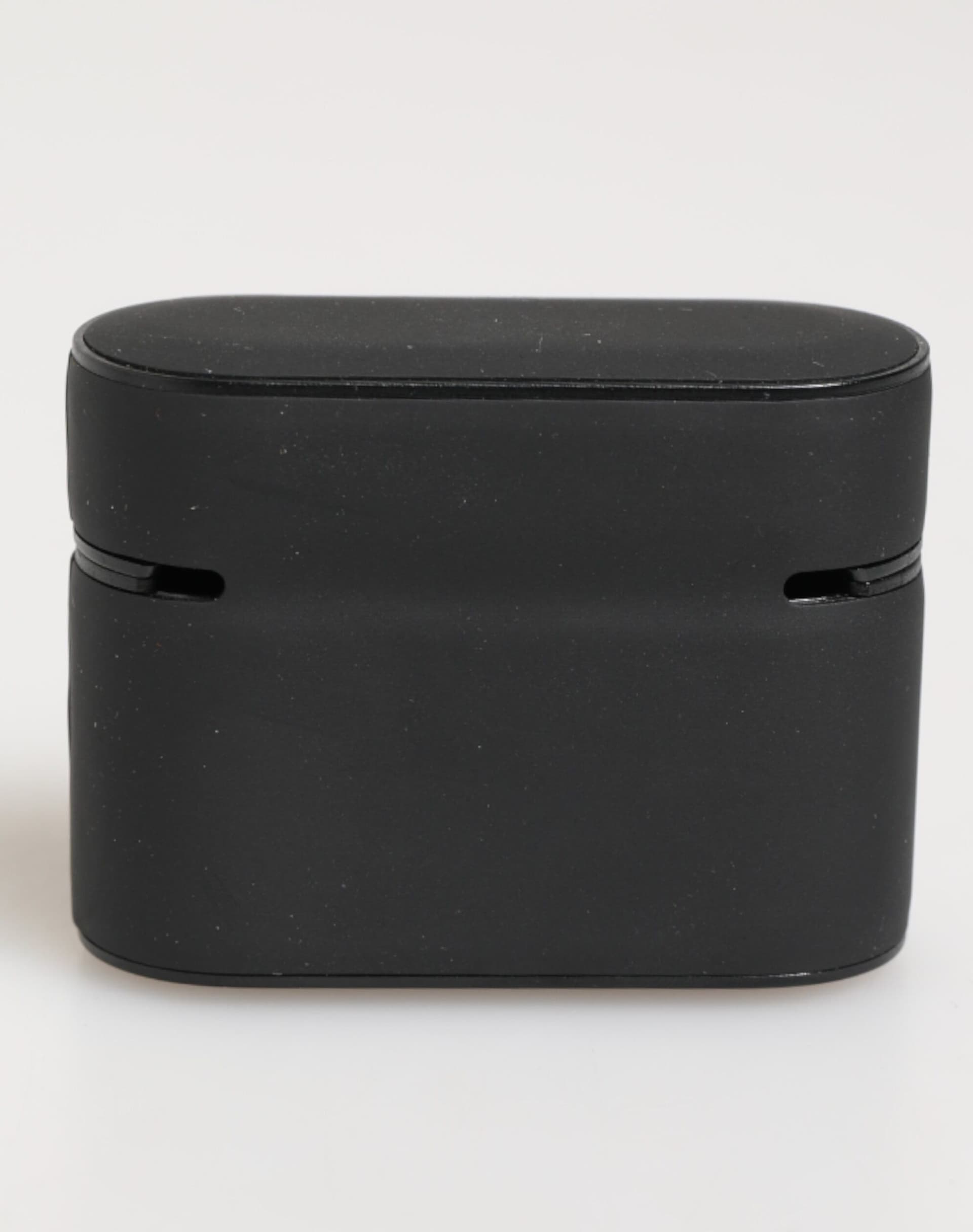 Black Mint Rubber Logo Embossed Accessory Airpods Case - 4