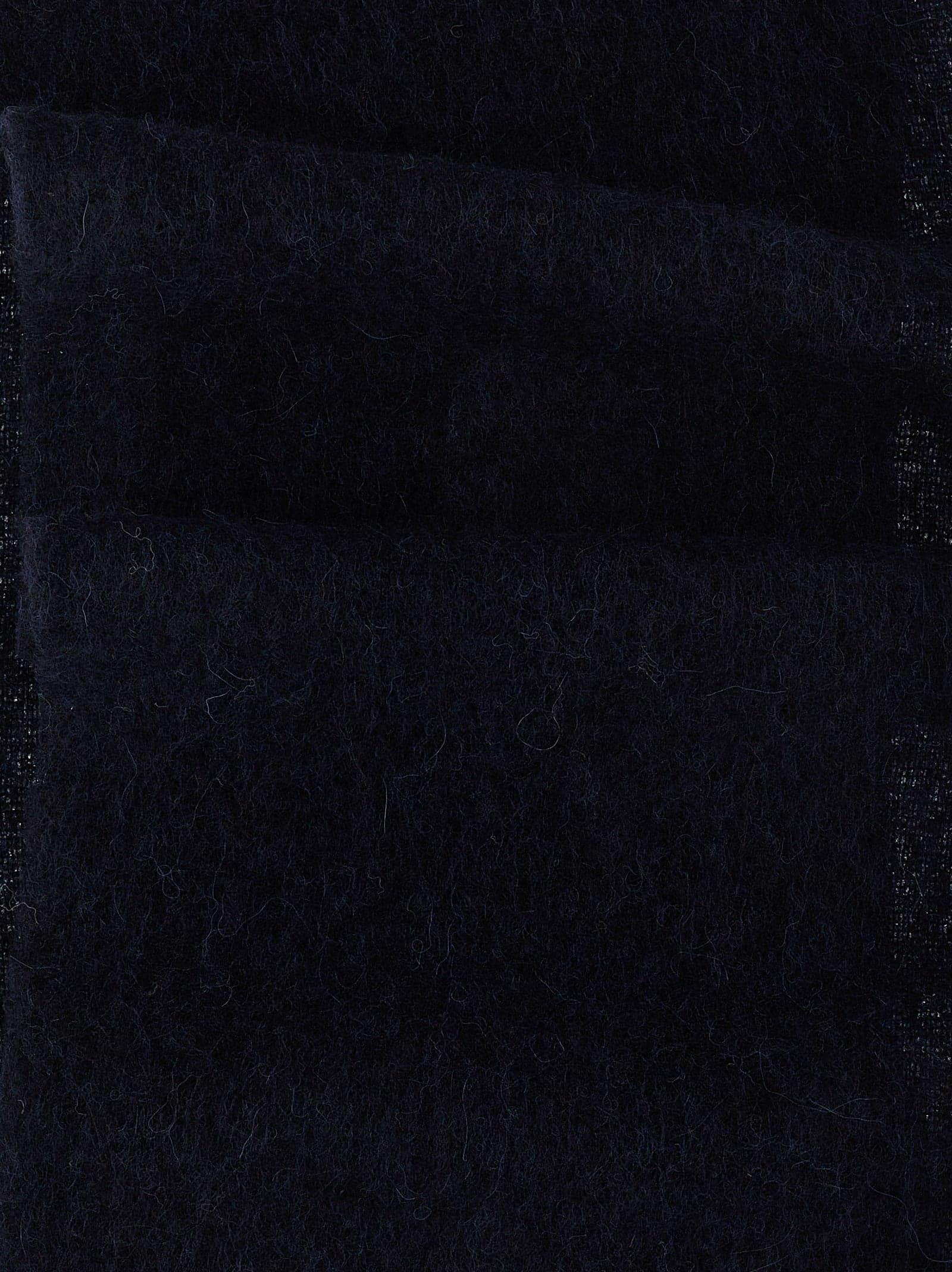 Blue Wool Scarf - 3
